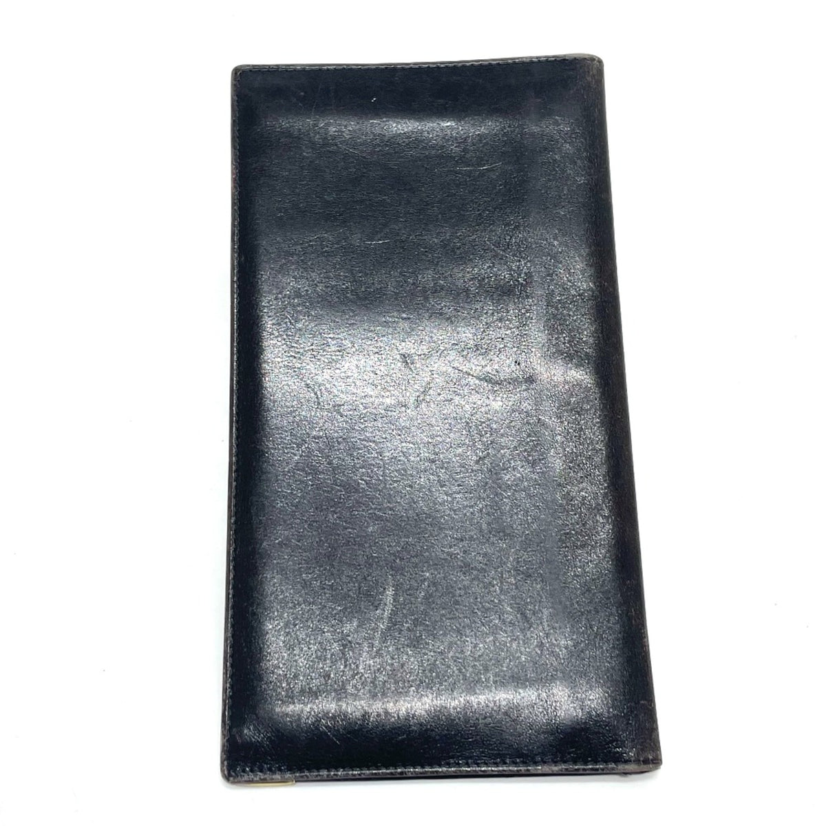 Celine Black Leather Long Wallet (Bi-Fold) (Pre-Owned)