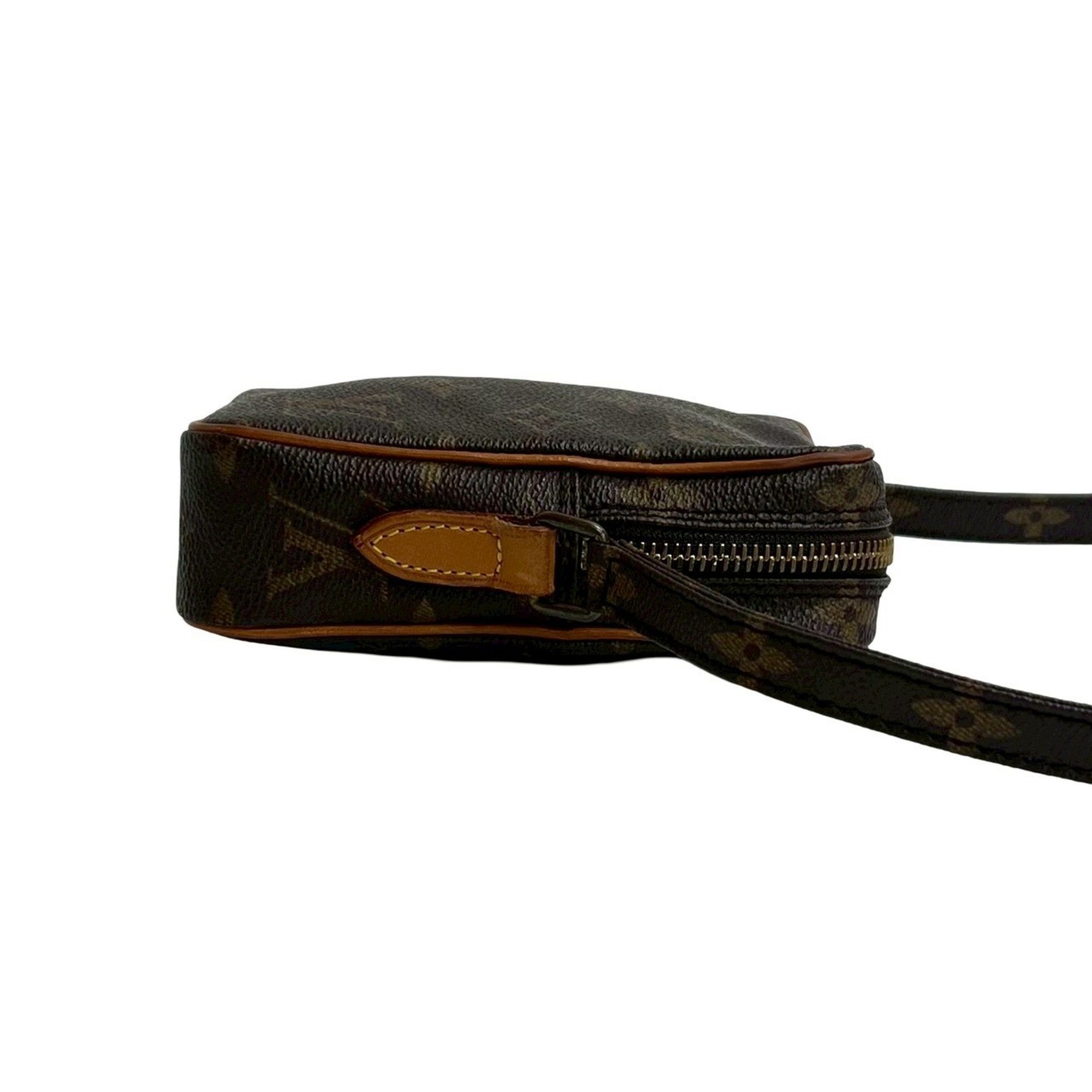 Louis Vuitton Brown Leather Pvc Pochette Shoulder Bag (Pre-Owned)
