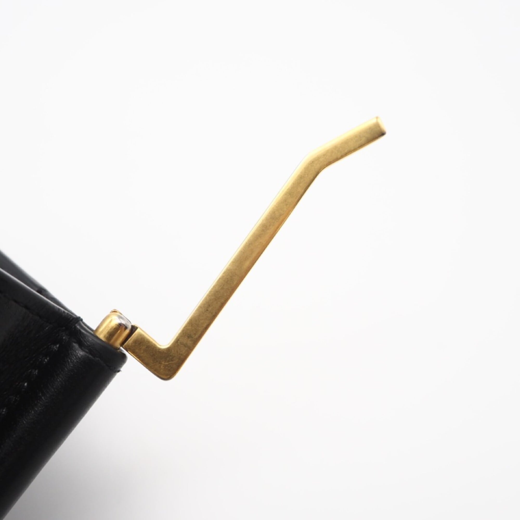 Saint Laurent Black Leather Money Clip (Pre-Owned)