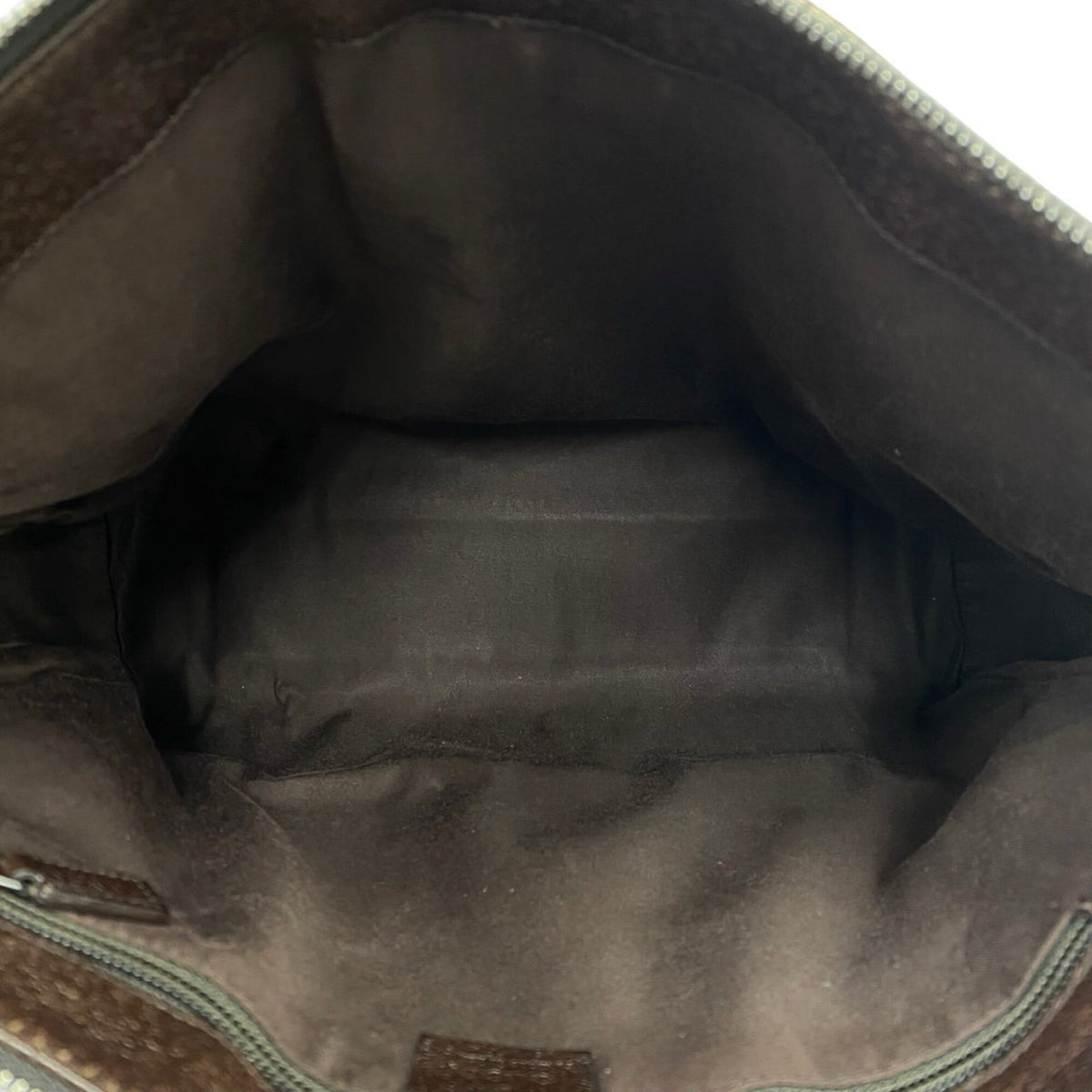 Gucci Brown Canvas Leather Crossbody Bag Messenger Bag Shoulder Bag (Pre-Owned)