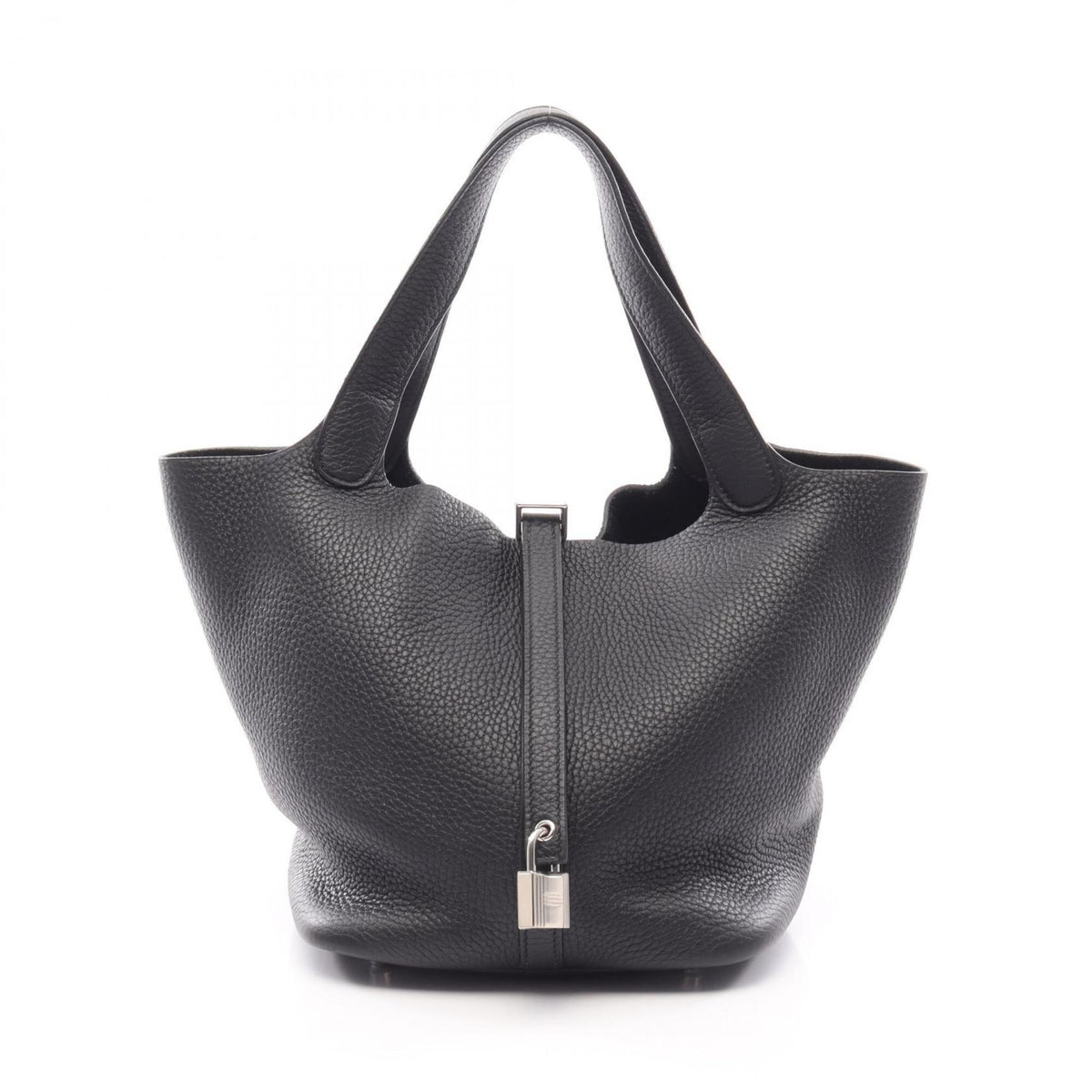 Hermes Black Taurillon Clemence Leather Leather Handbag (Pre-Owned)