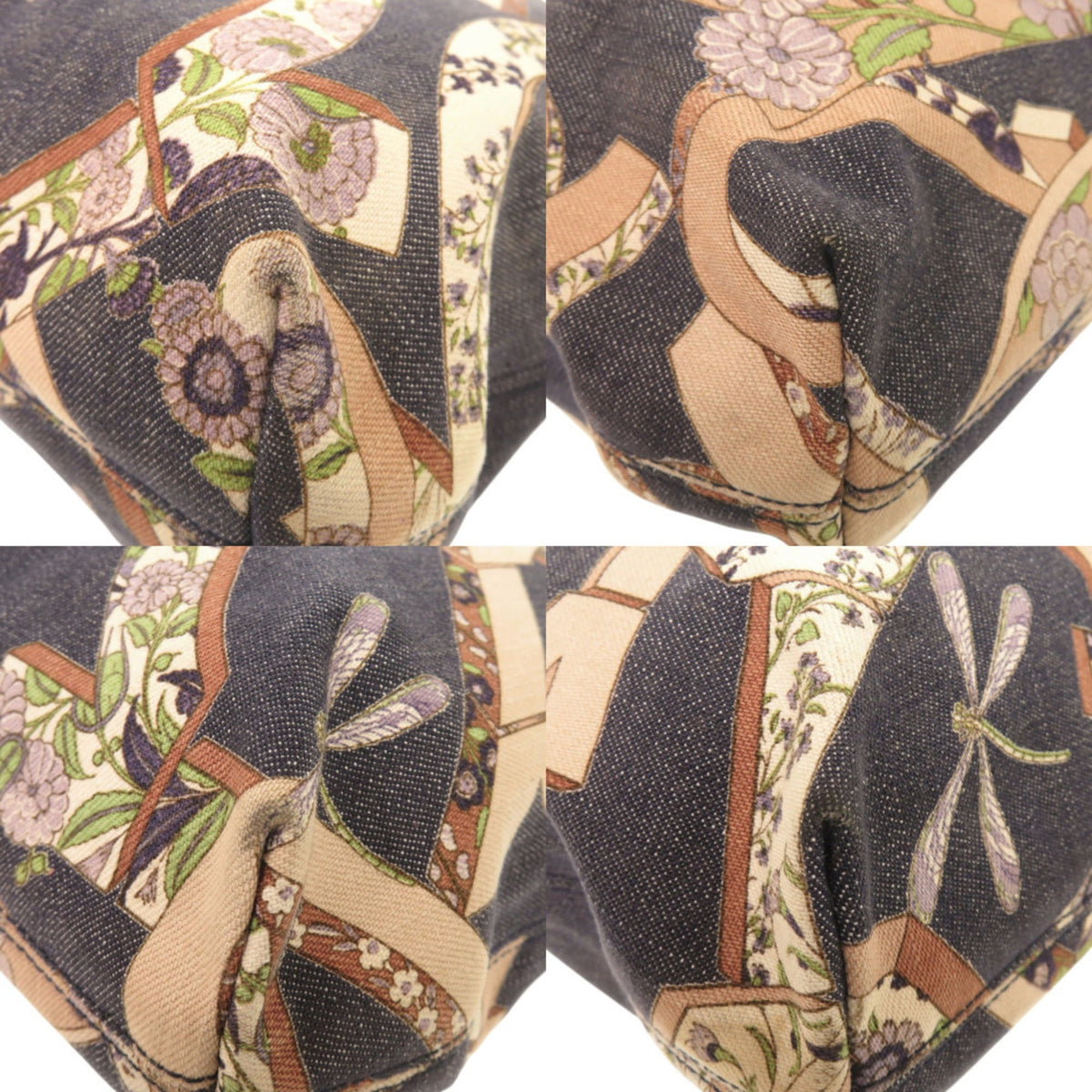Salvatore Ferragamo Multi-Color Canvas Tote Bag (Pre-Owned)