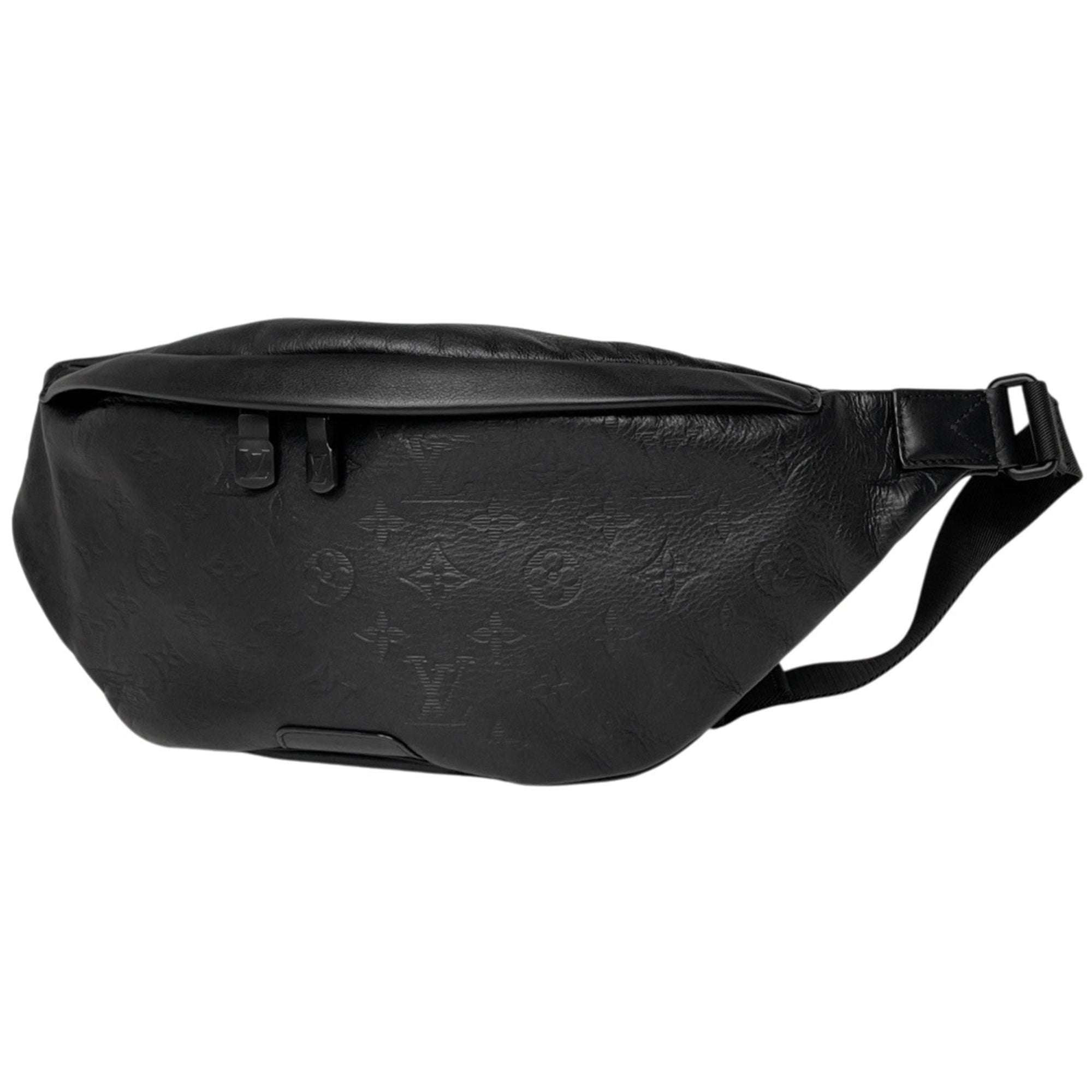 Louis Vuitton Black Noir Monogram Fanny Pack Sling Bag (Pre-Owned)