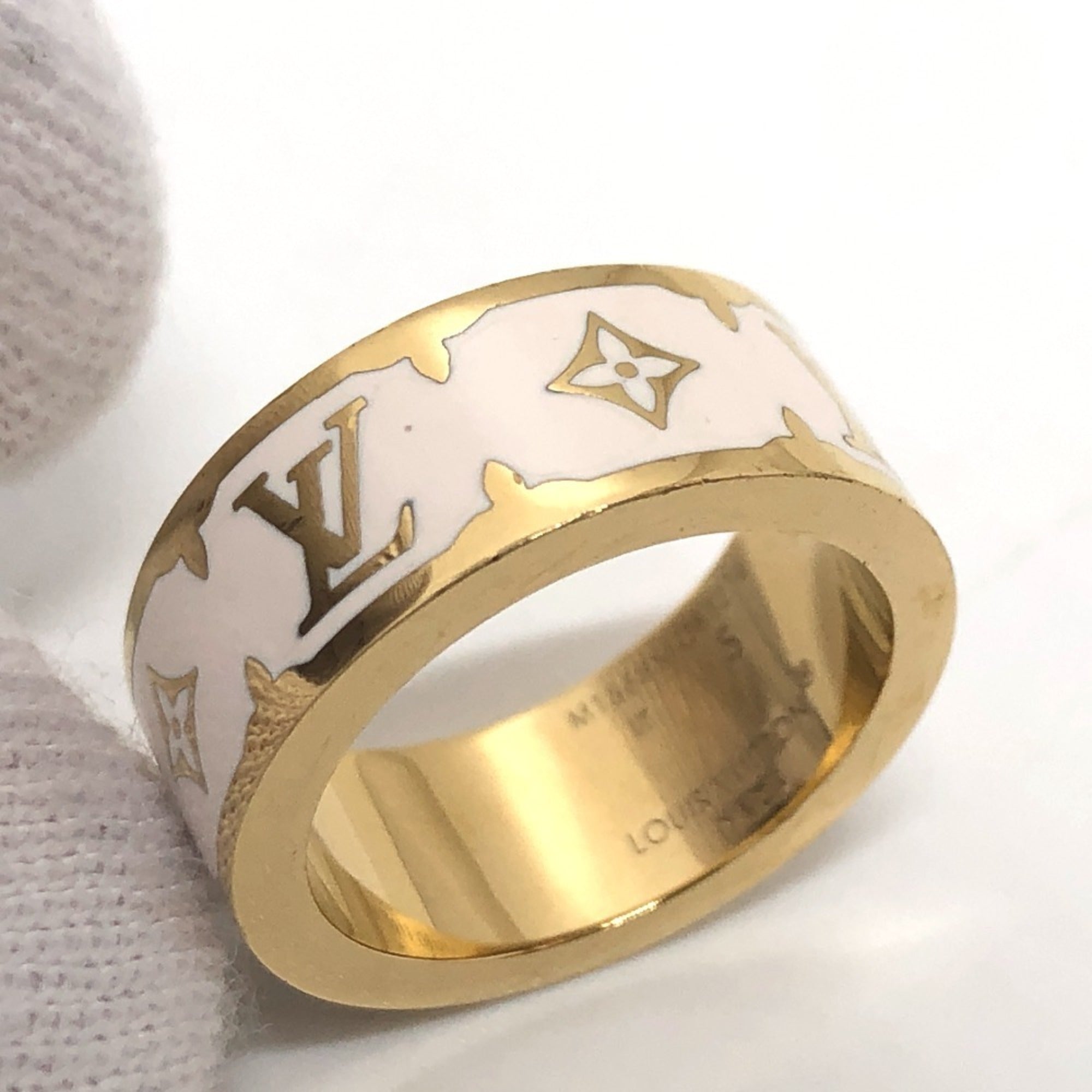 Louis Vuitton Metal Band Ring (Pre-Owned)