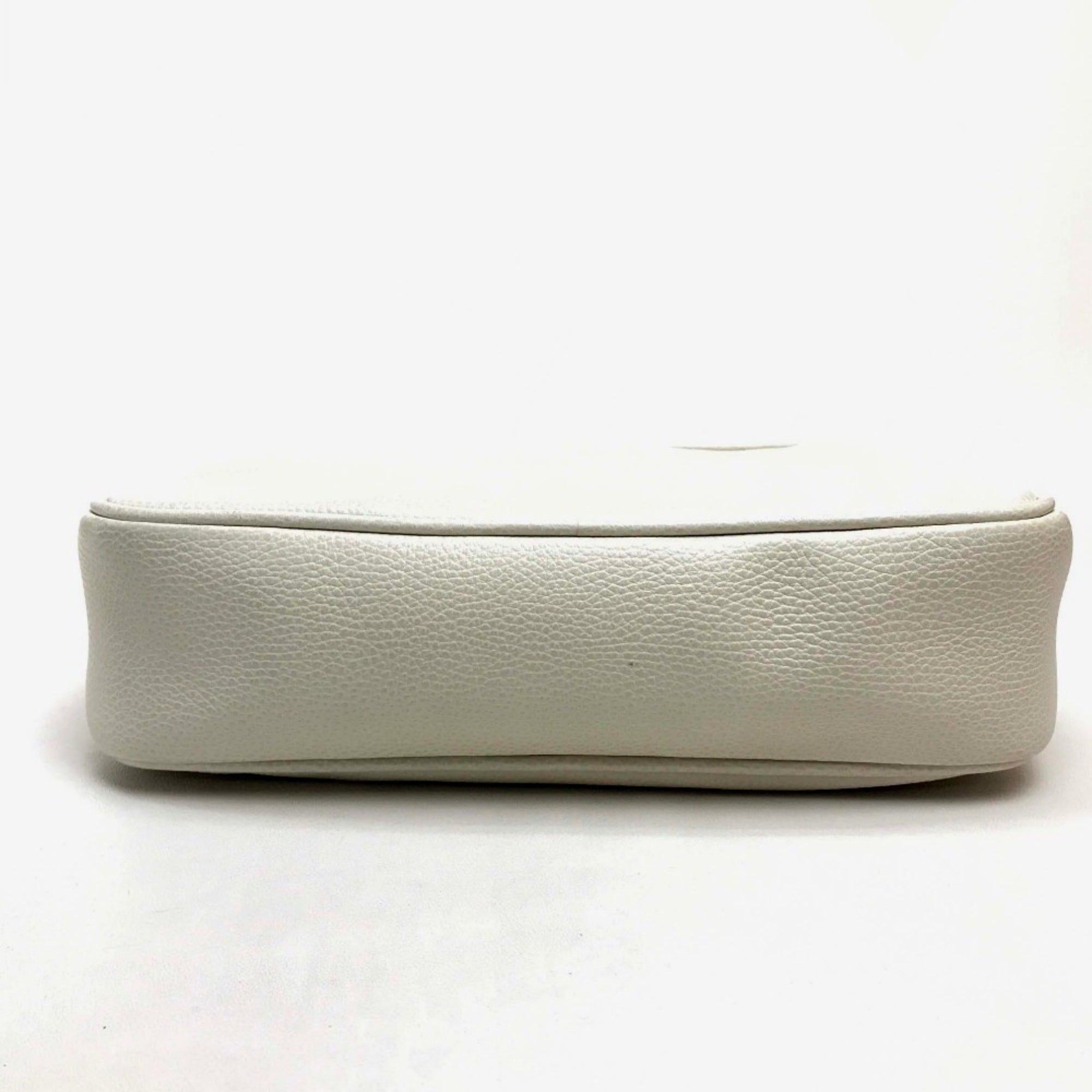 Gucci White Leather Shoulder Bag (Pre-Owned)