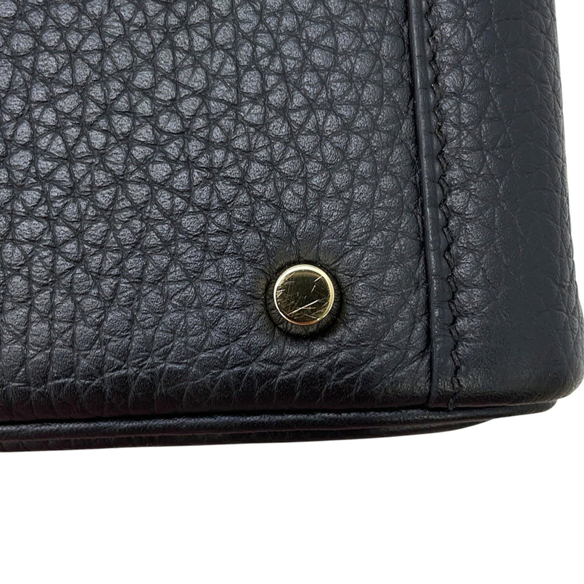 Hermes Lindy Black Taurillon Clemence Leather Shoulder Bag (Pre-Owned)