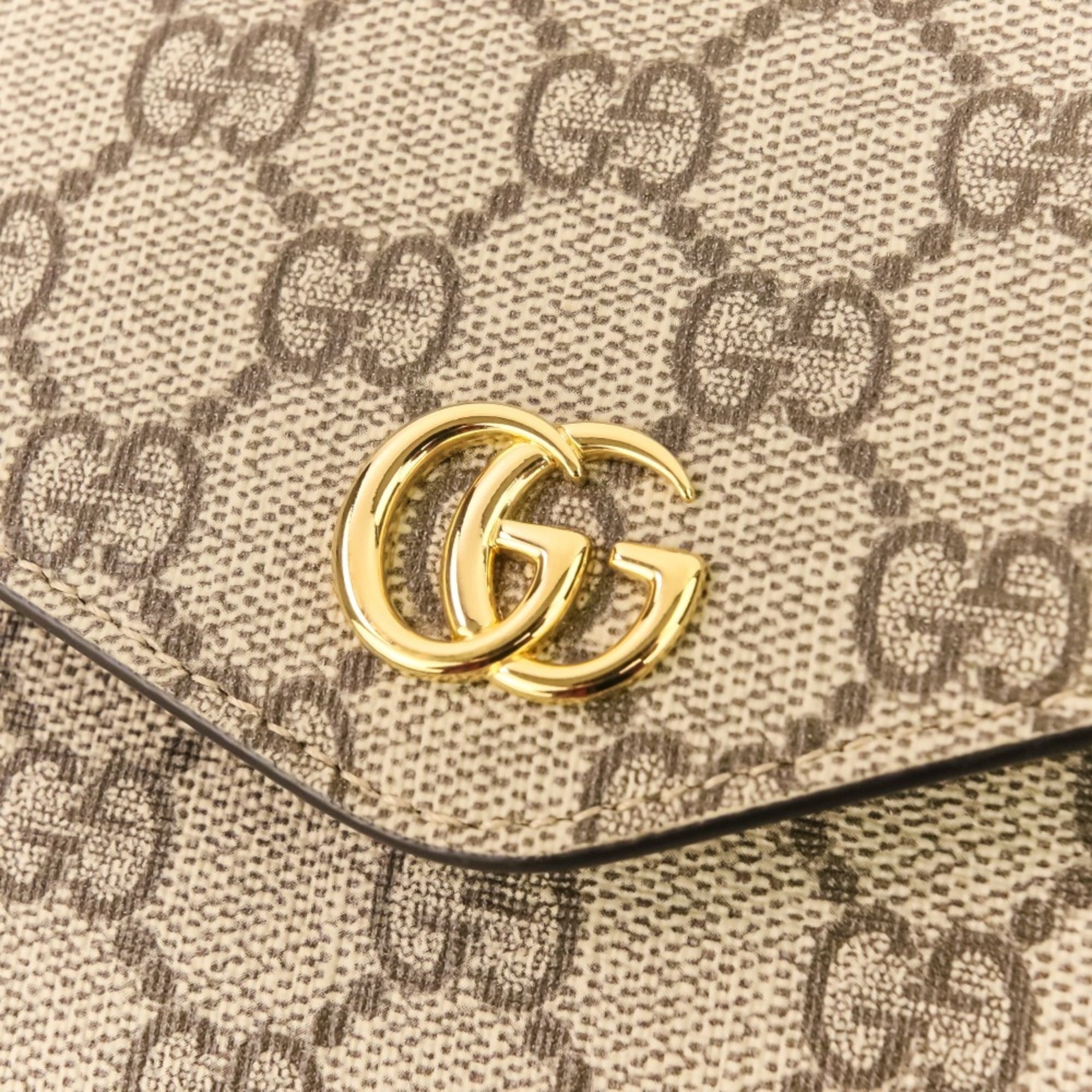 Gucci Brown Gg Supreme Shoulder Bag (Pre-Owned)