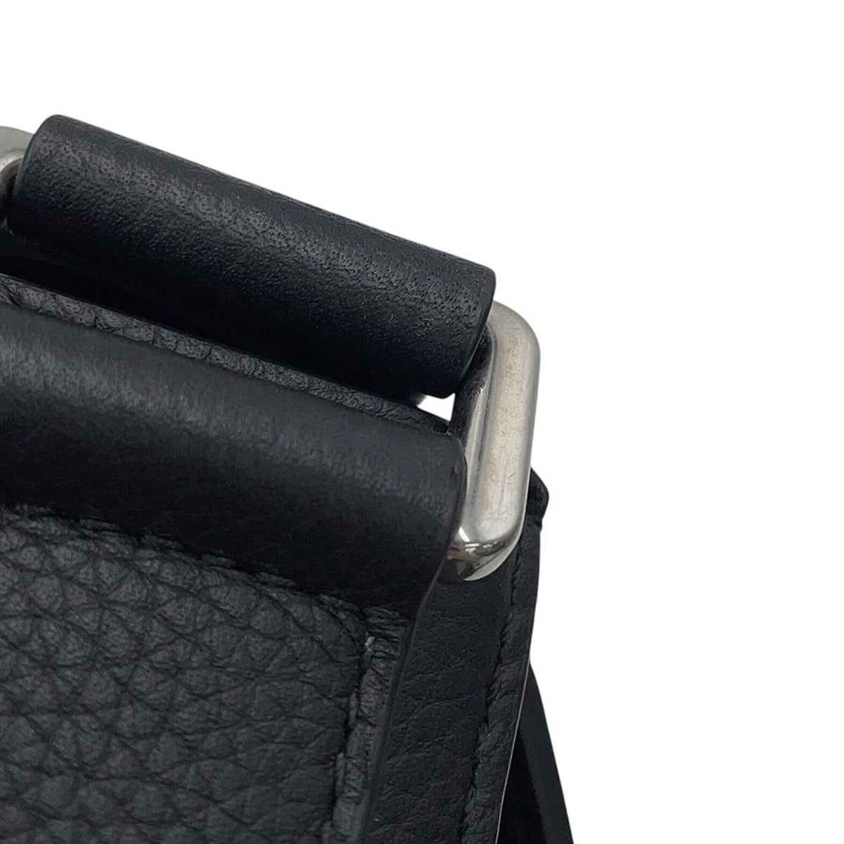 Christian Dior Black Leather Handbag Messenger Bag Shoulder Bag (Pre-Owned)