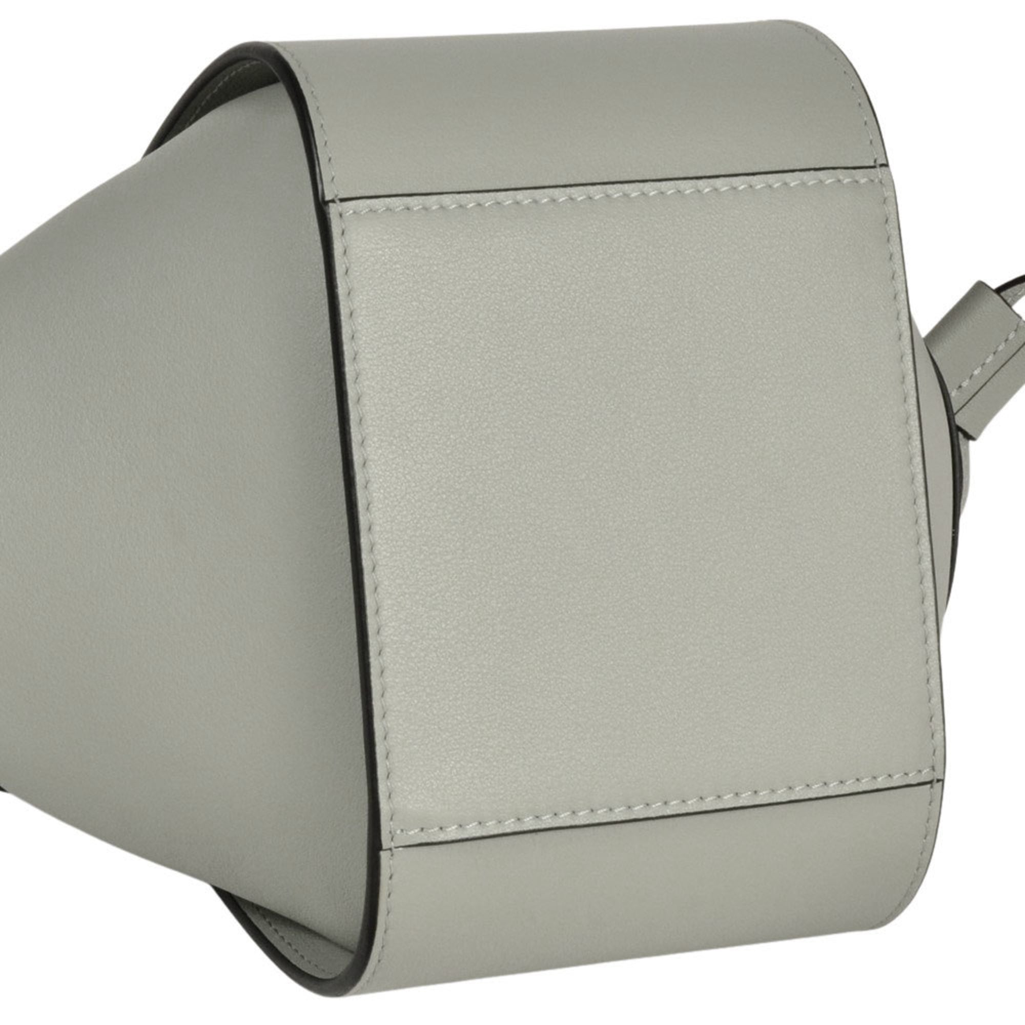 Loewe Hammock Gray Leather Shoulder Bag (Pre-Owned)