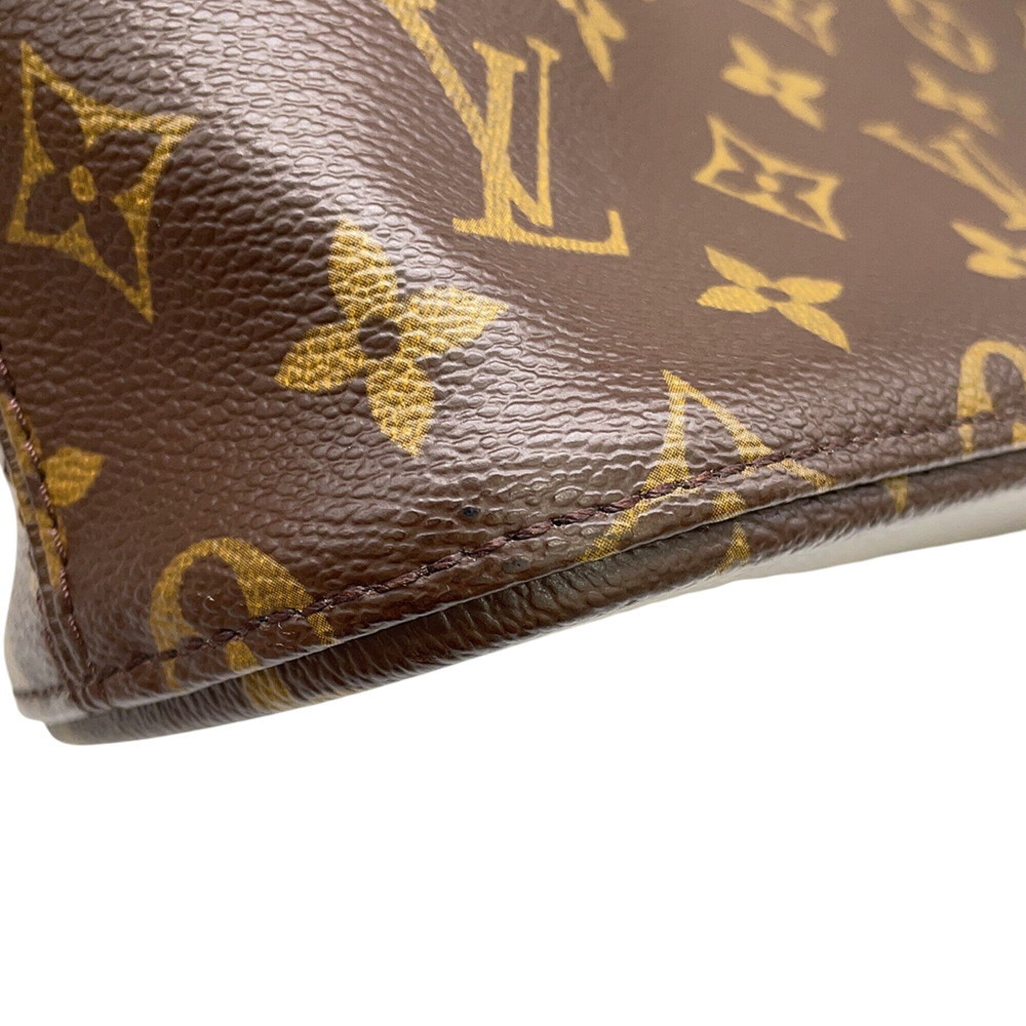 Louis Vuitton Brown Monogram Monogram Handbag Shoulder Bag Tote Bag (Pre-Owned)