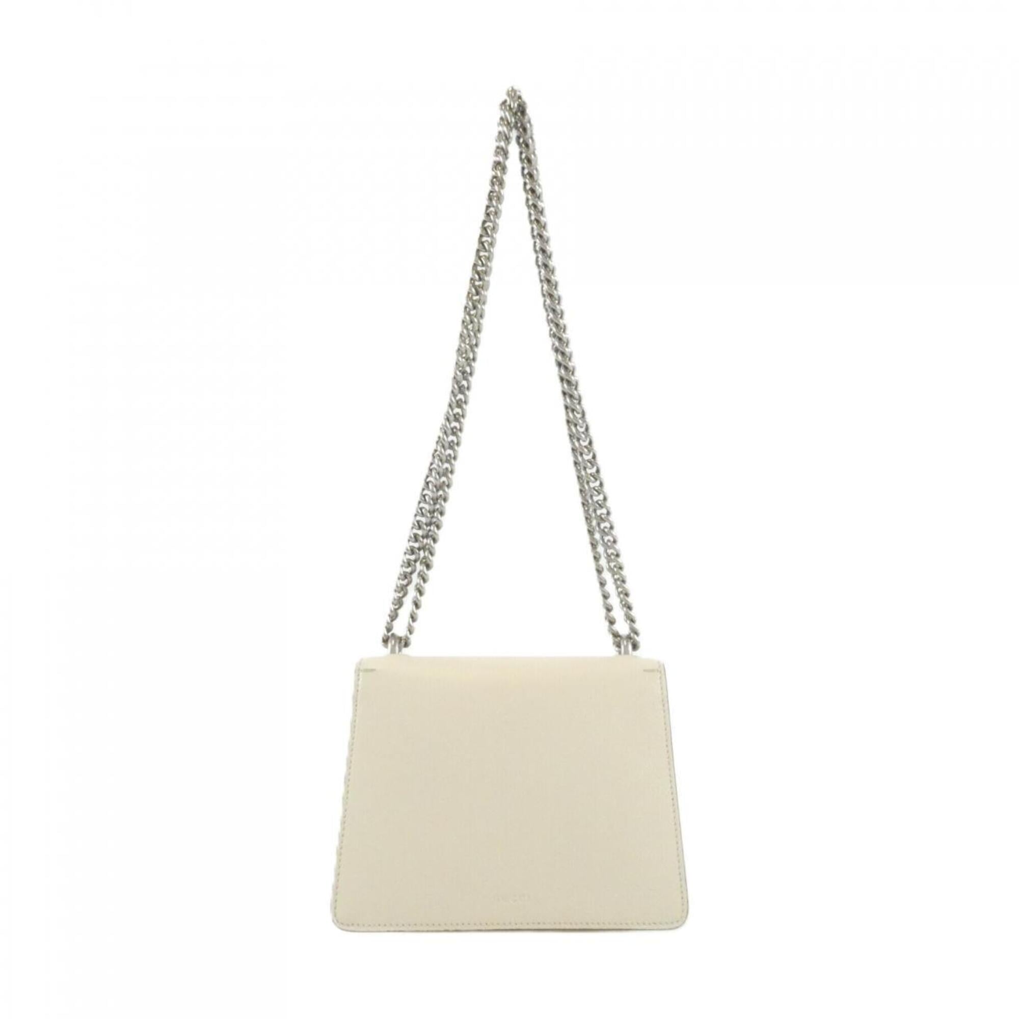 Gucci White Leather Shoulder Bag (Pre-Owned)