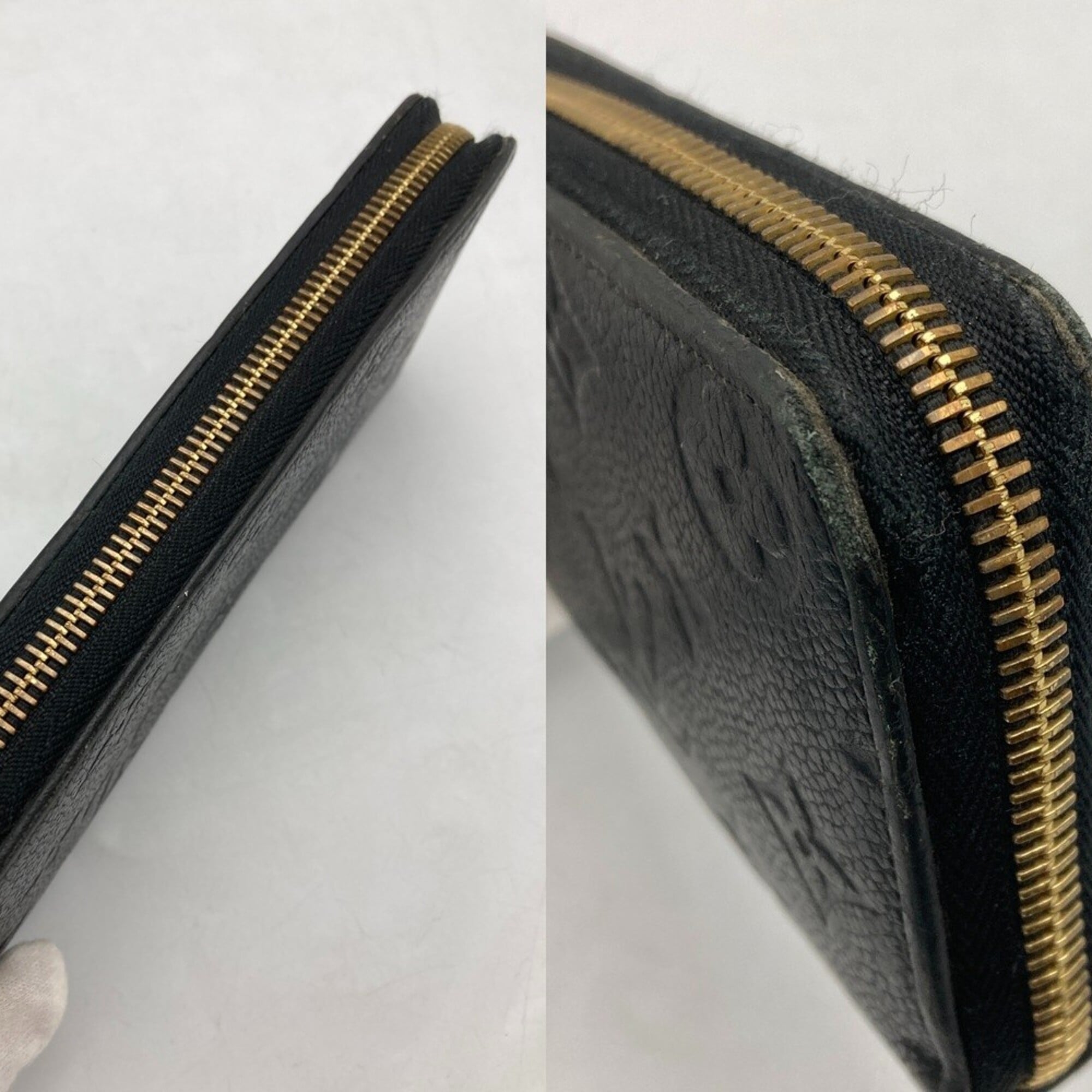 Louis Vuitton Monogram Empreinte Black Monogram Empreinte Long Wallet (Bi-Fold) (Pre-Owned)