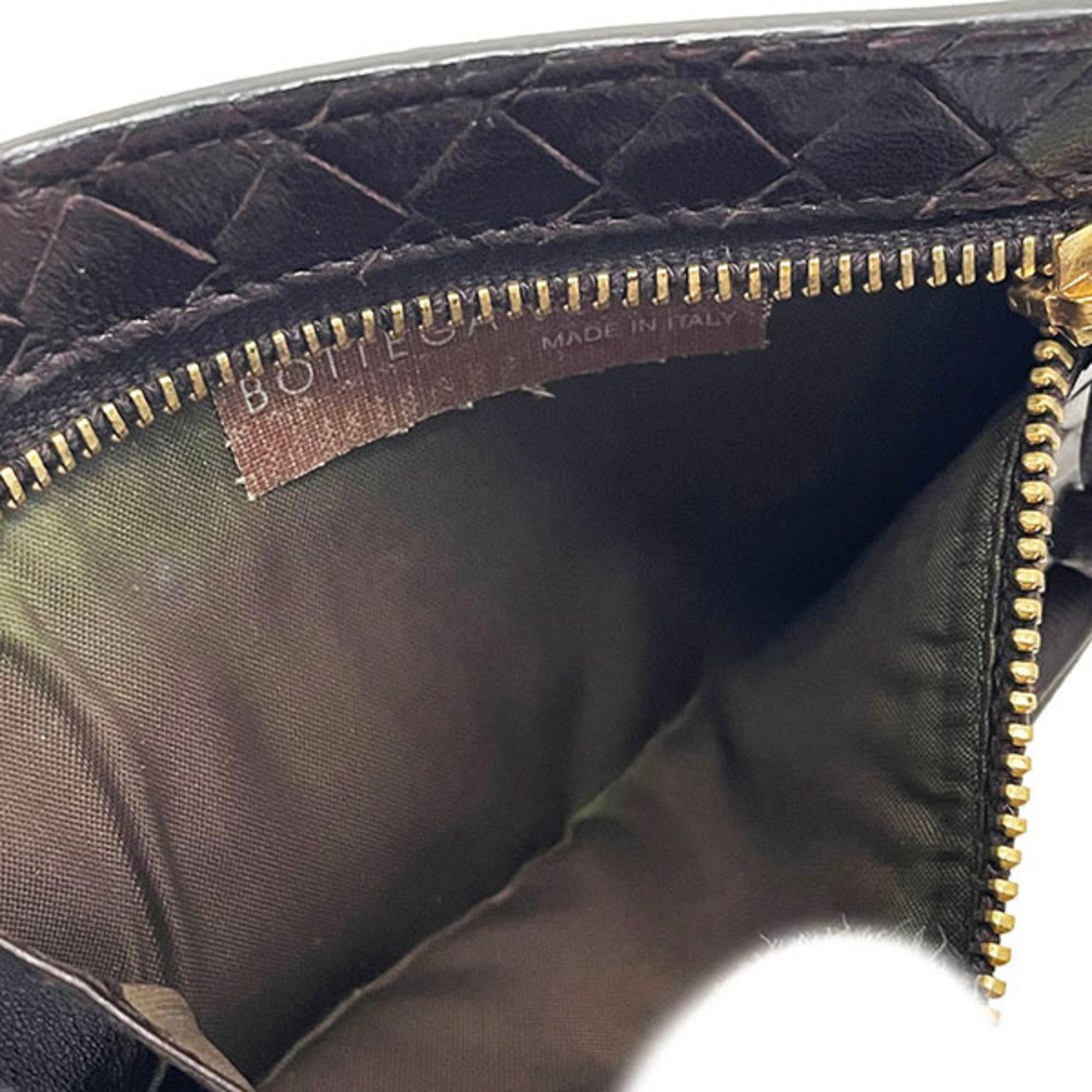 Bottega Veneta Brown Leather Coin Purse/Coin Case (Pre-Owned)