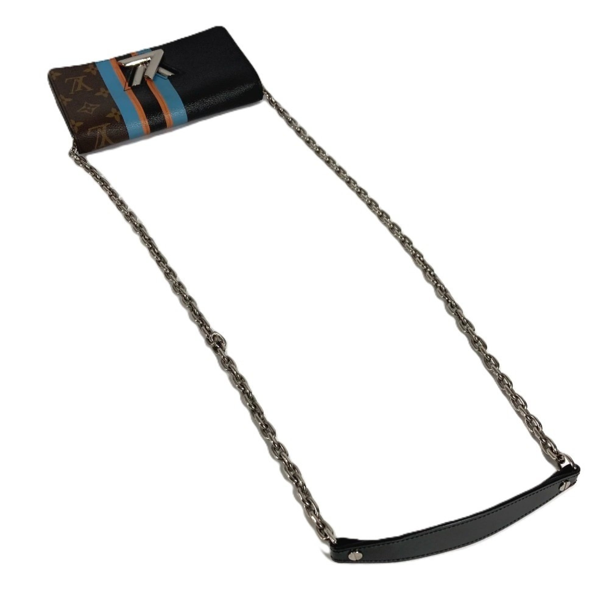 Louis Vuitton Monogram Brown Monogram Chain/Shoulder Wallet (Pre-Owned)