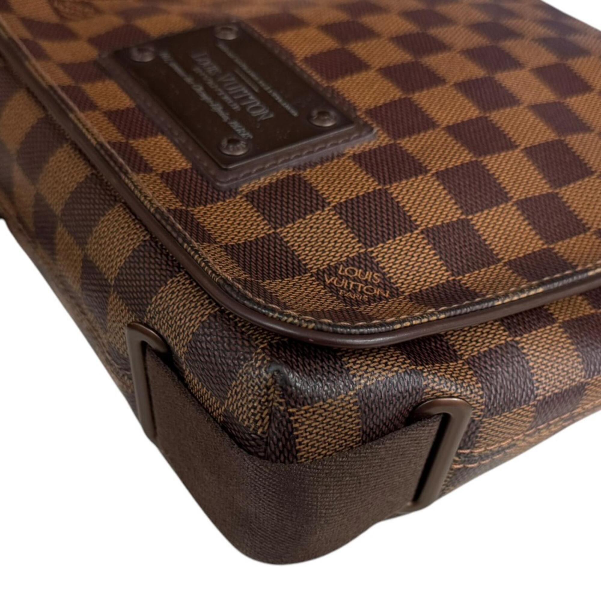 Louis Vuitton Damier Brown Damier Canvas Handbag Shoulder Bag (Pre-Owned)