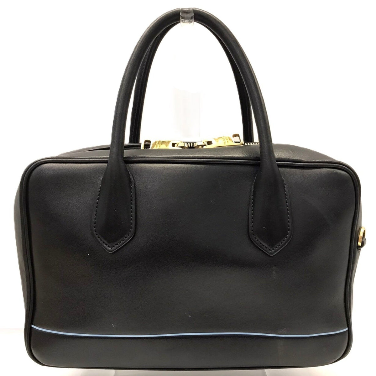 Prada Mirage Black Handbag (Pre-Owned)