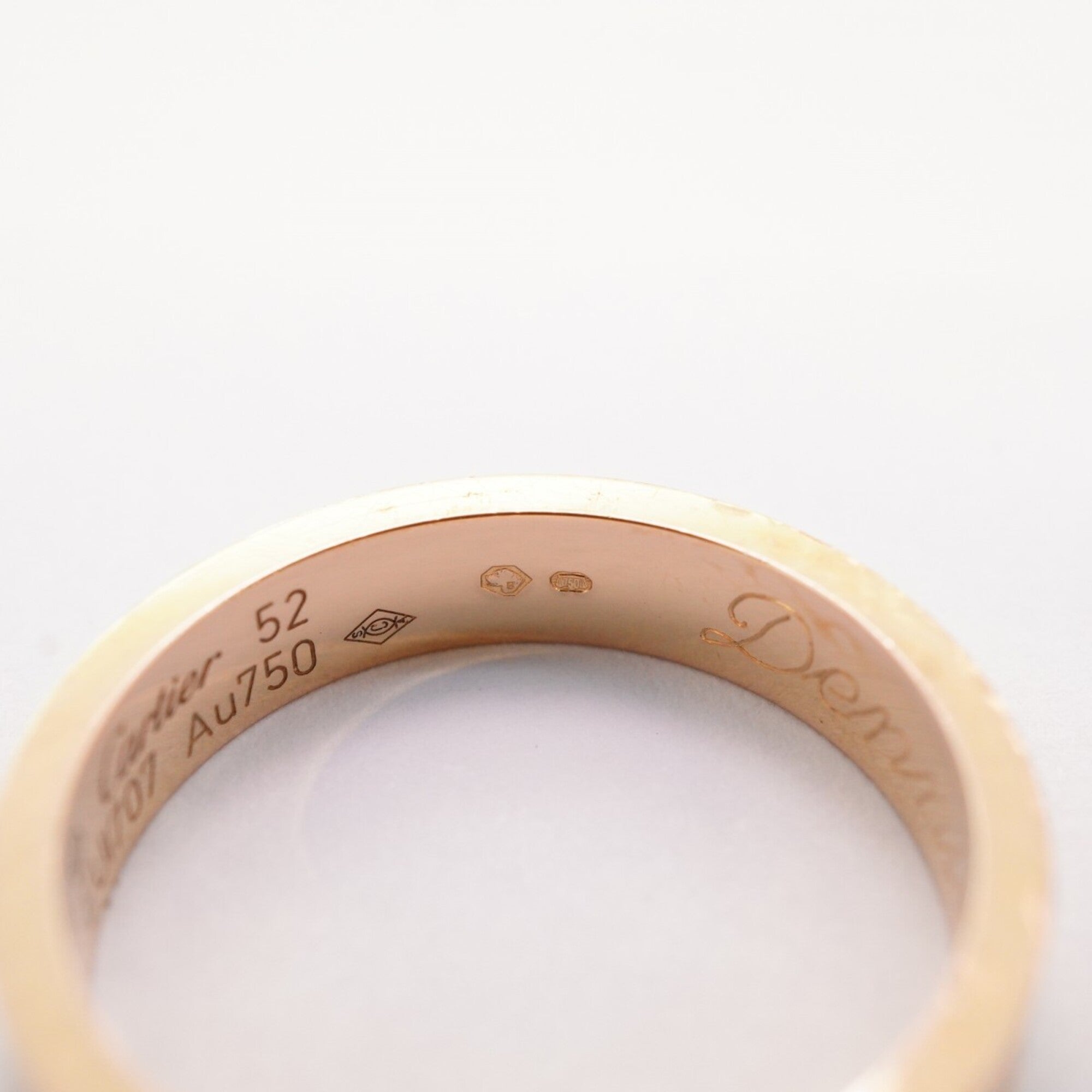 Cartier Pink Gold (18K) Band Ring (Pre-Owned)