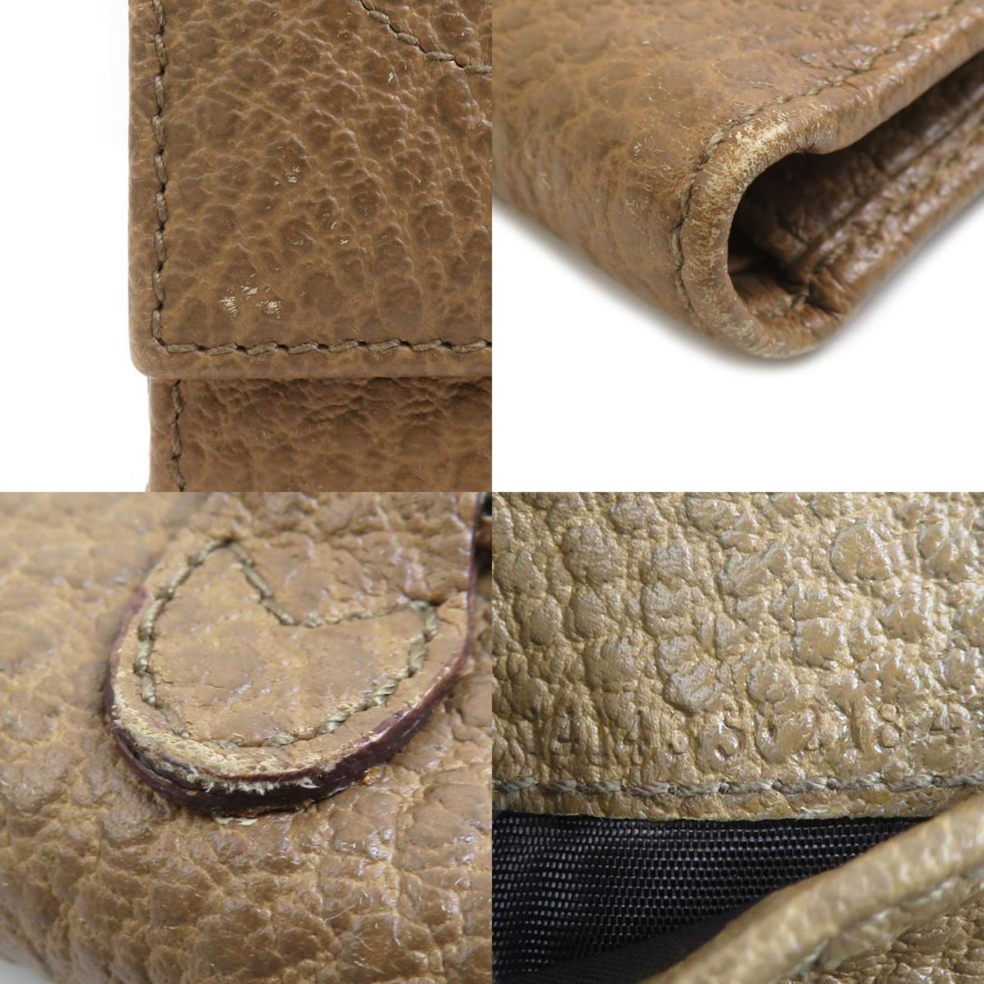 Gucci Brown Leather Wallet (Bi-Fold) (Pre-Owned)