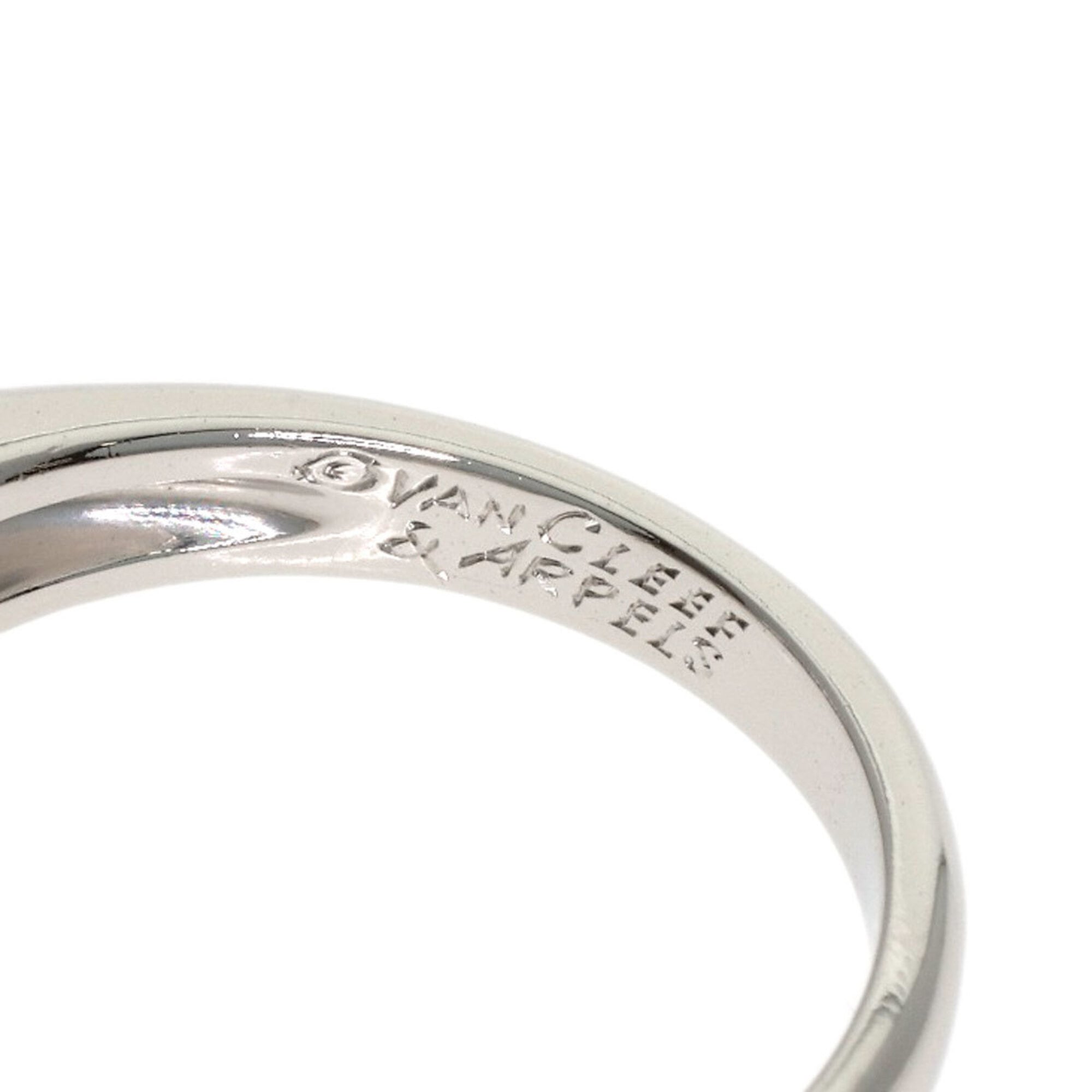 Van Cleef & Arpels Platinum 1000 Band Ring (Pre-Owned)
