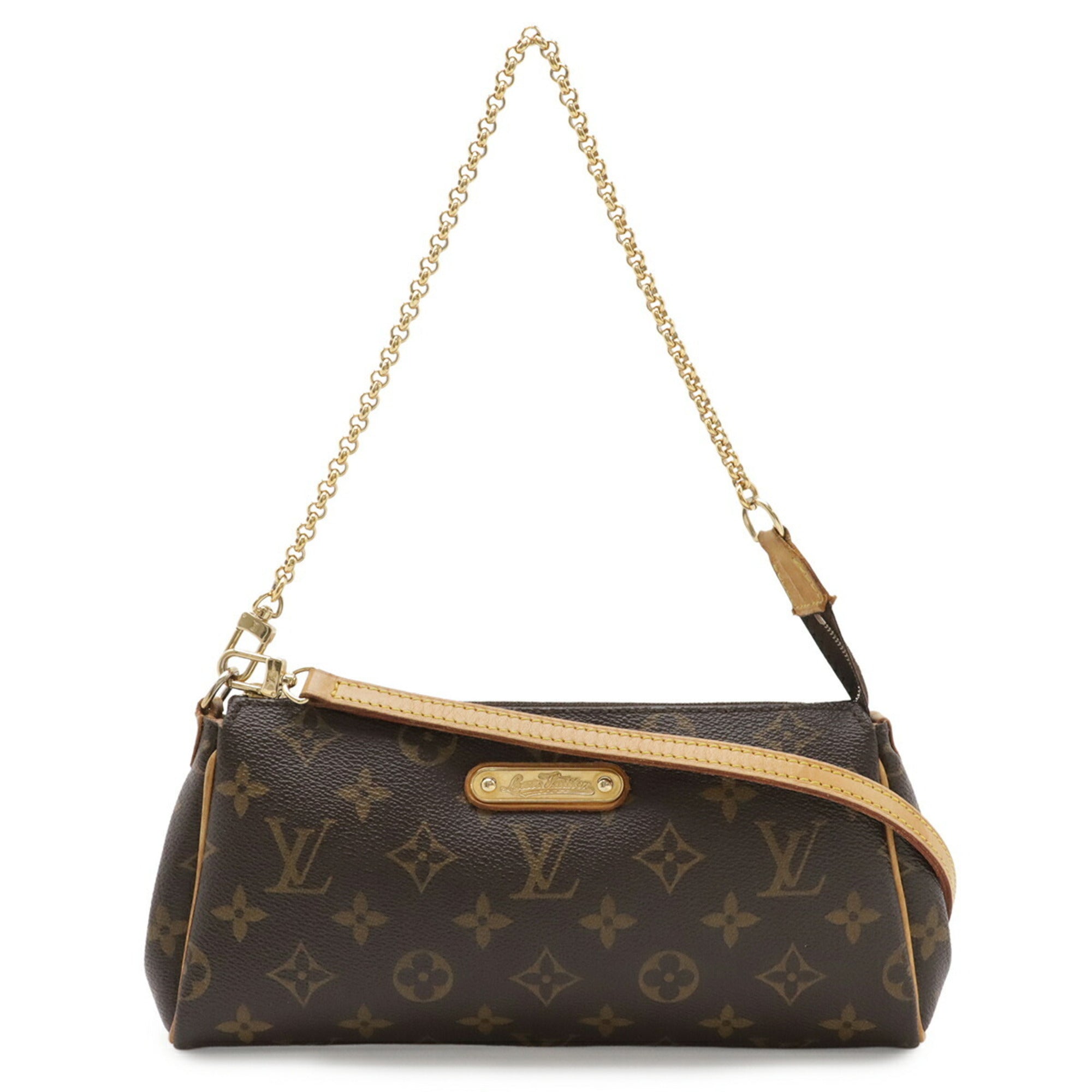 Louis Vuitton Brown Monogram Canvas Pvc Coated Canvas Handbag Pouch Shoulder Bag (Pre-Owned)