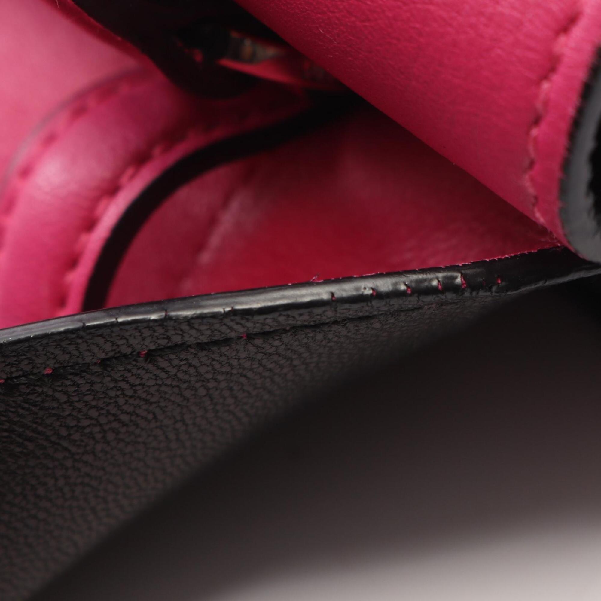 Prada Pink Leather Handbag Shoulder Bag (Pre-Owned)
