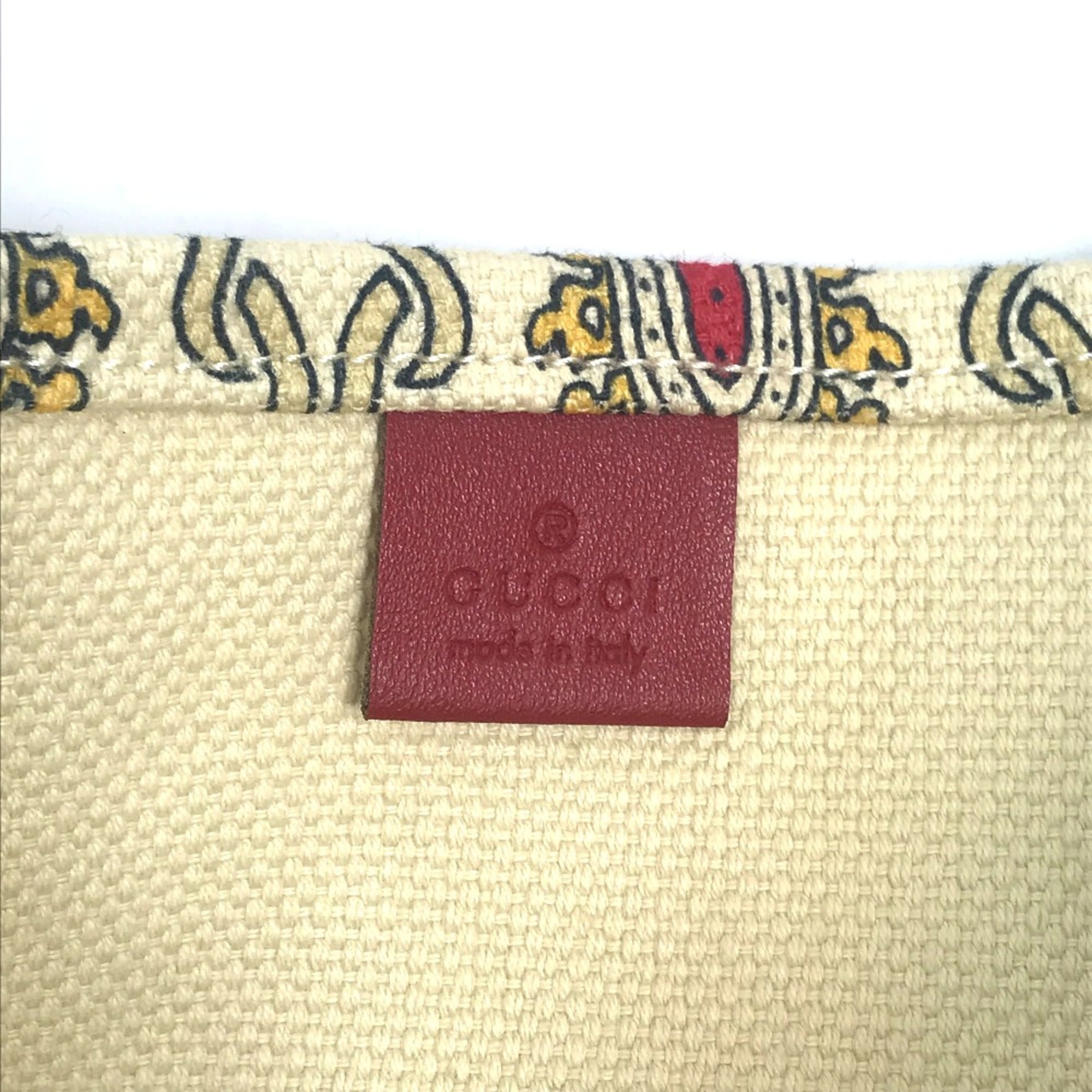 Gucci Beige Cloth Tote Bag (Pre-Owned)