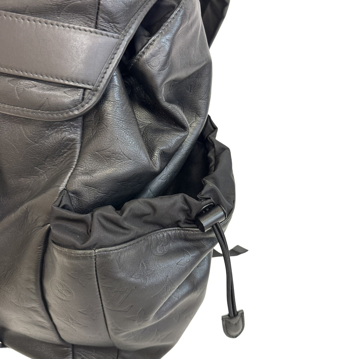 Louis Vuitton Monogram Shadow Black Monogram Backpack (Pre-Owned)