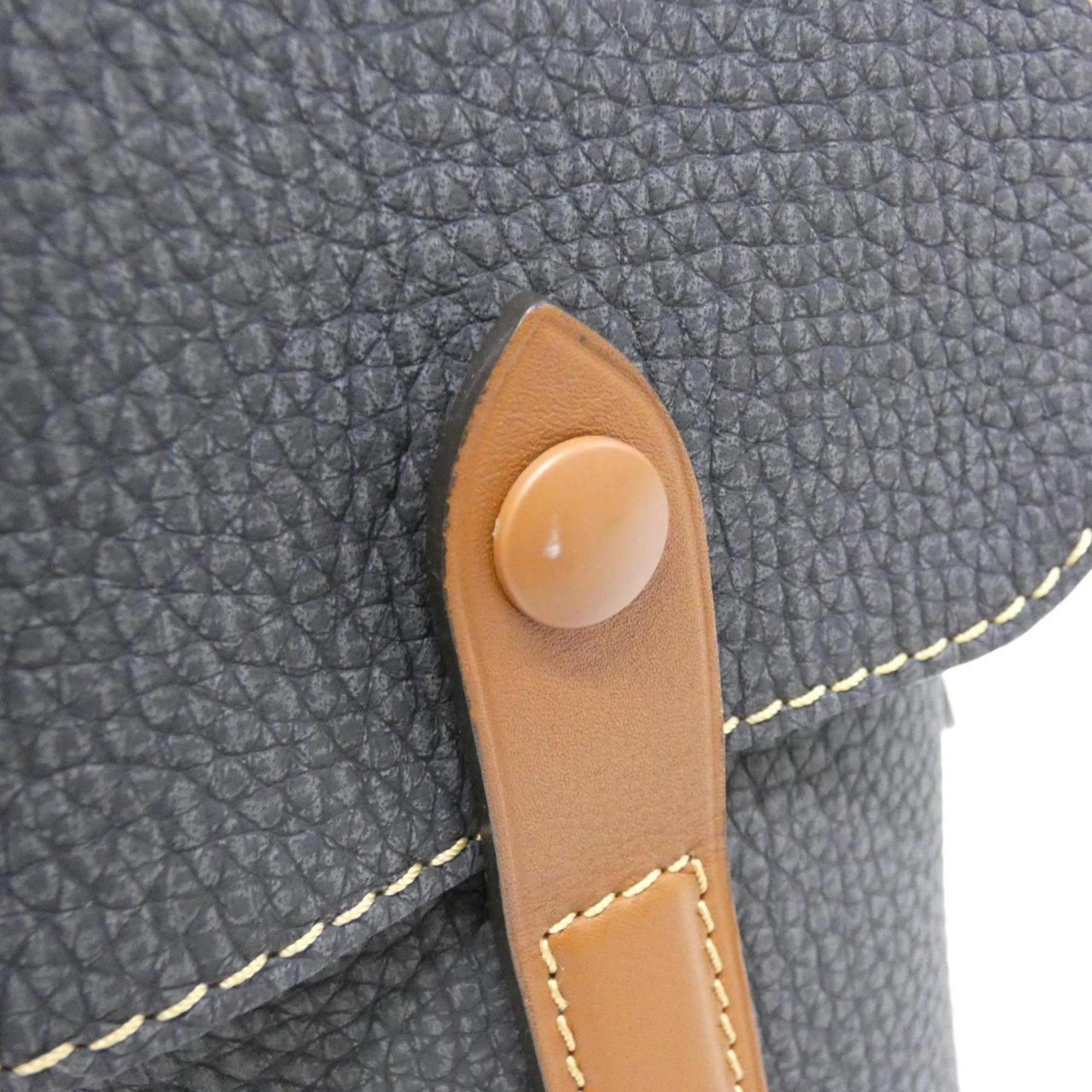 Louis Vuitton Blue Leather Backpack (Pre-Owned)