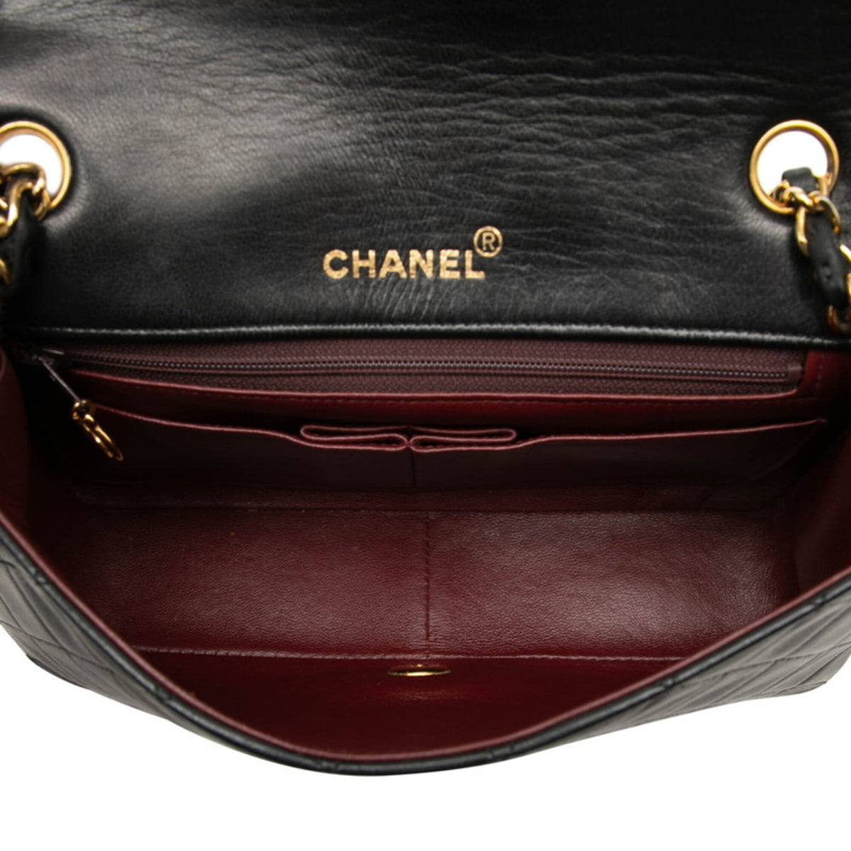 Chanel Black Leather Shoulder Bag (Pre-Owned)