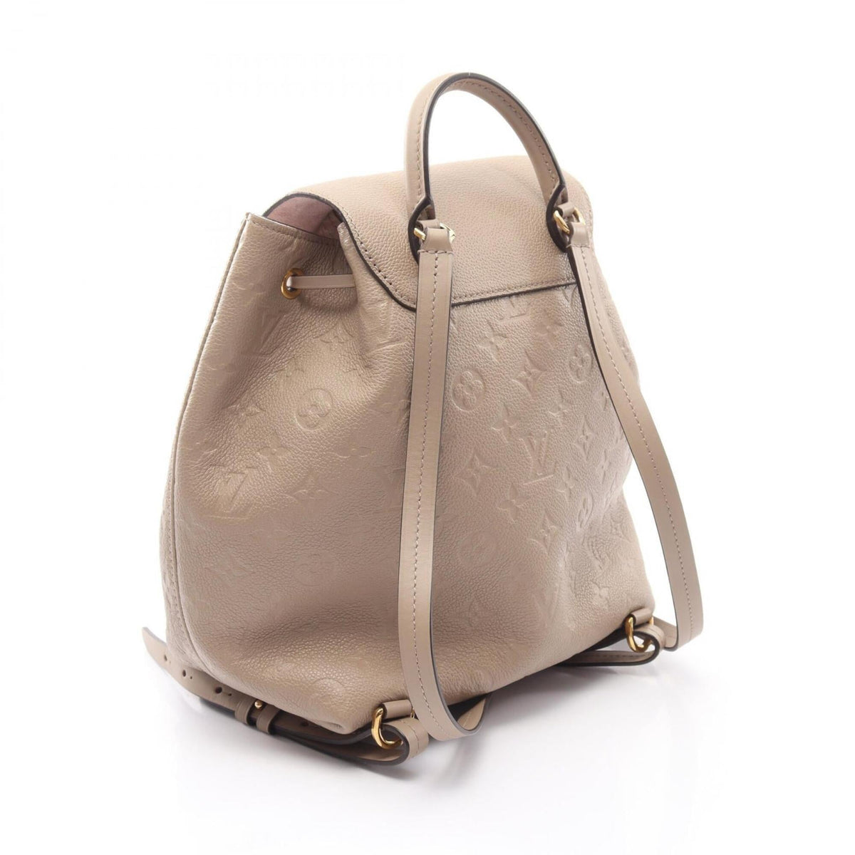 Louis Vuitton Beige Tourterelle Monogram Empreinte Backpack Handbag (Pre-Owned)