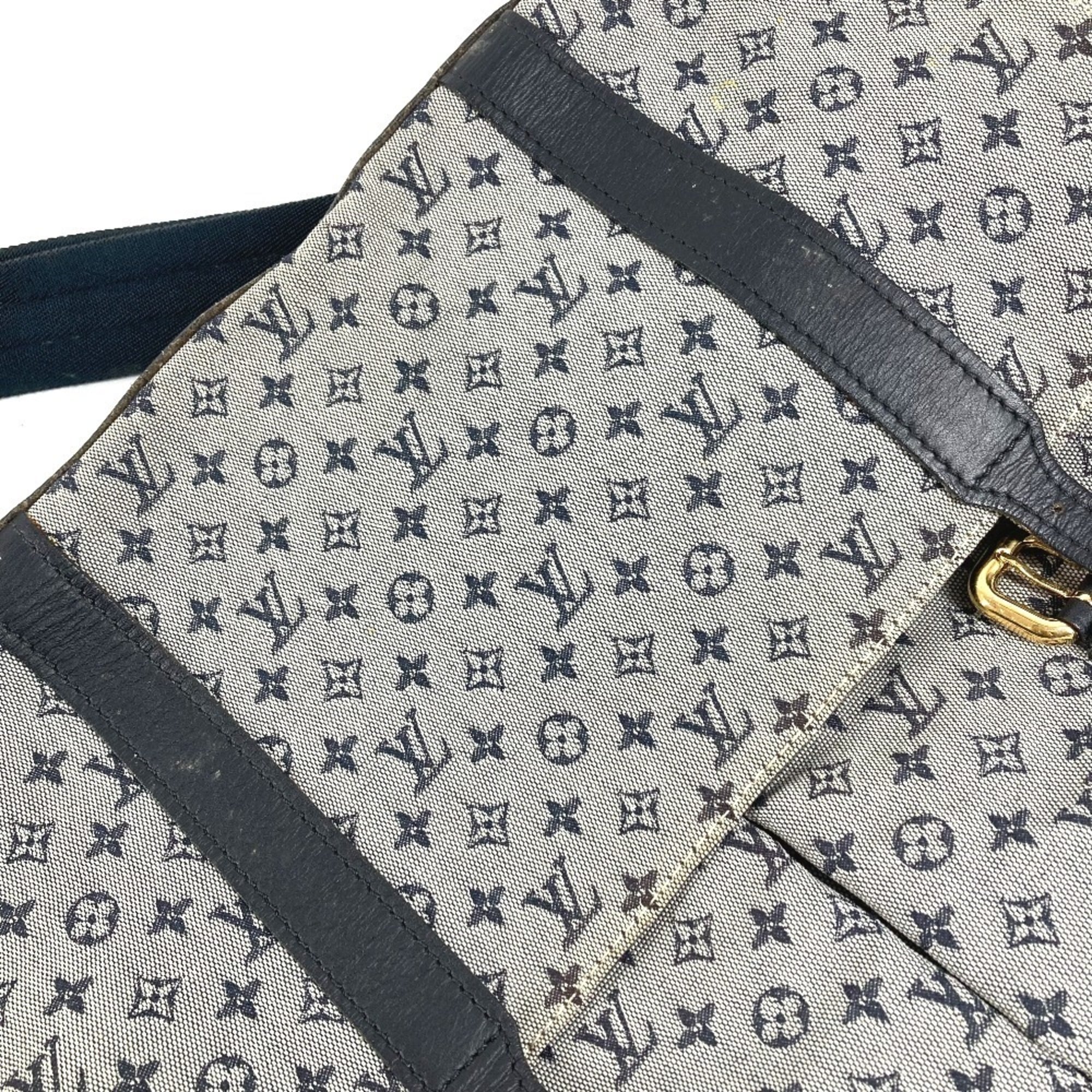 Louis Vuitton Navy Monogram Mini Messenger Bag Shoulder Bag (Pre-Owned)