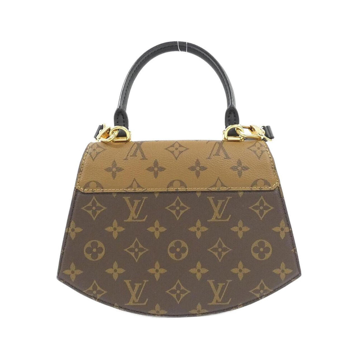 Louis Vuitton Brown Coated Canvas Handbag (Pre-Owned)