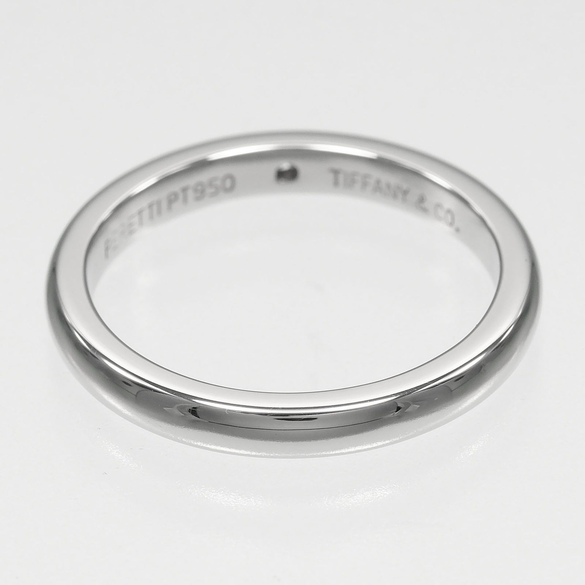 Tiffany Platinum 950 Band Ring (Pre-Owned)