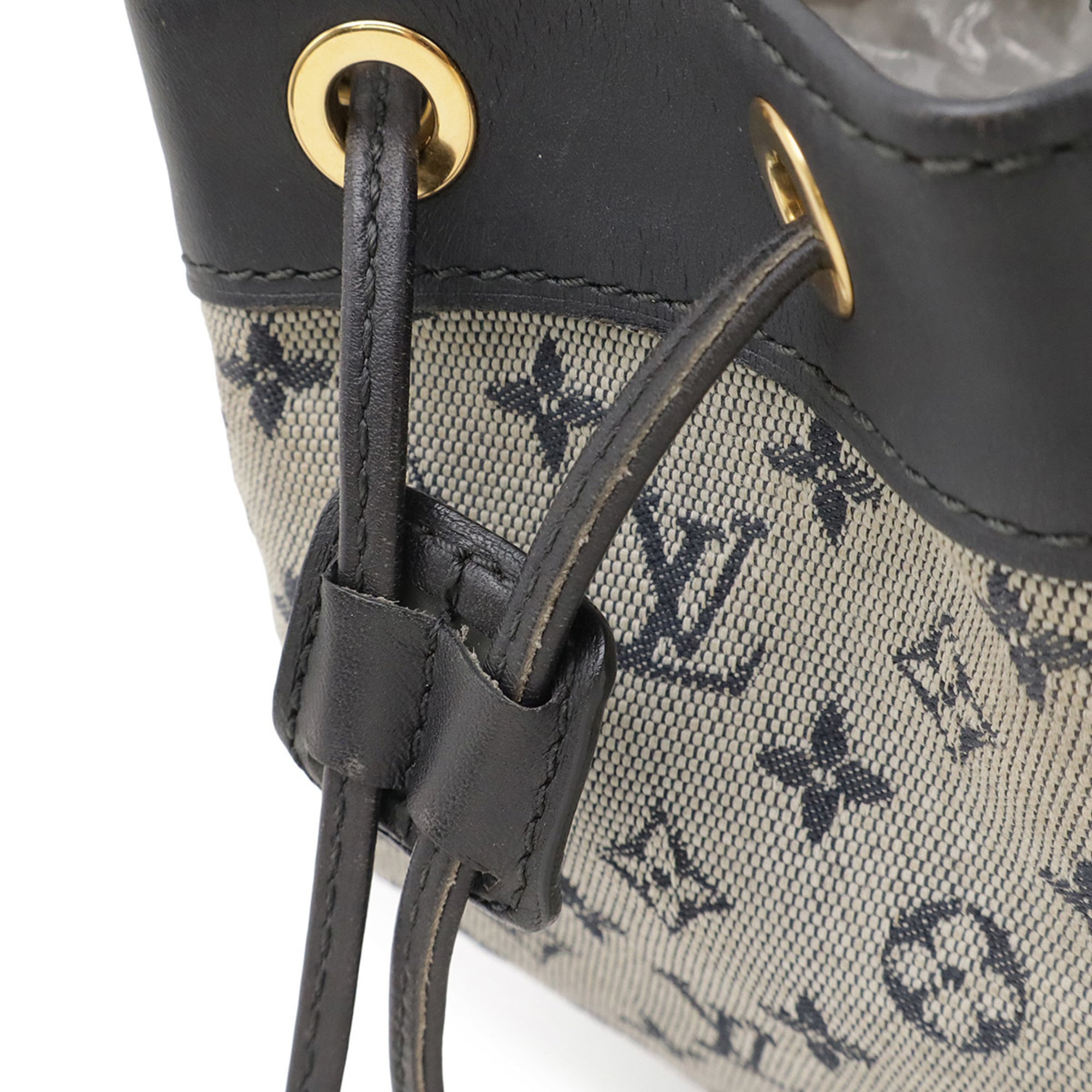 Louis Vuitton Blue Monogram Mini Leather Handbag Shoulder Bag (Pre-Owned)