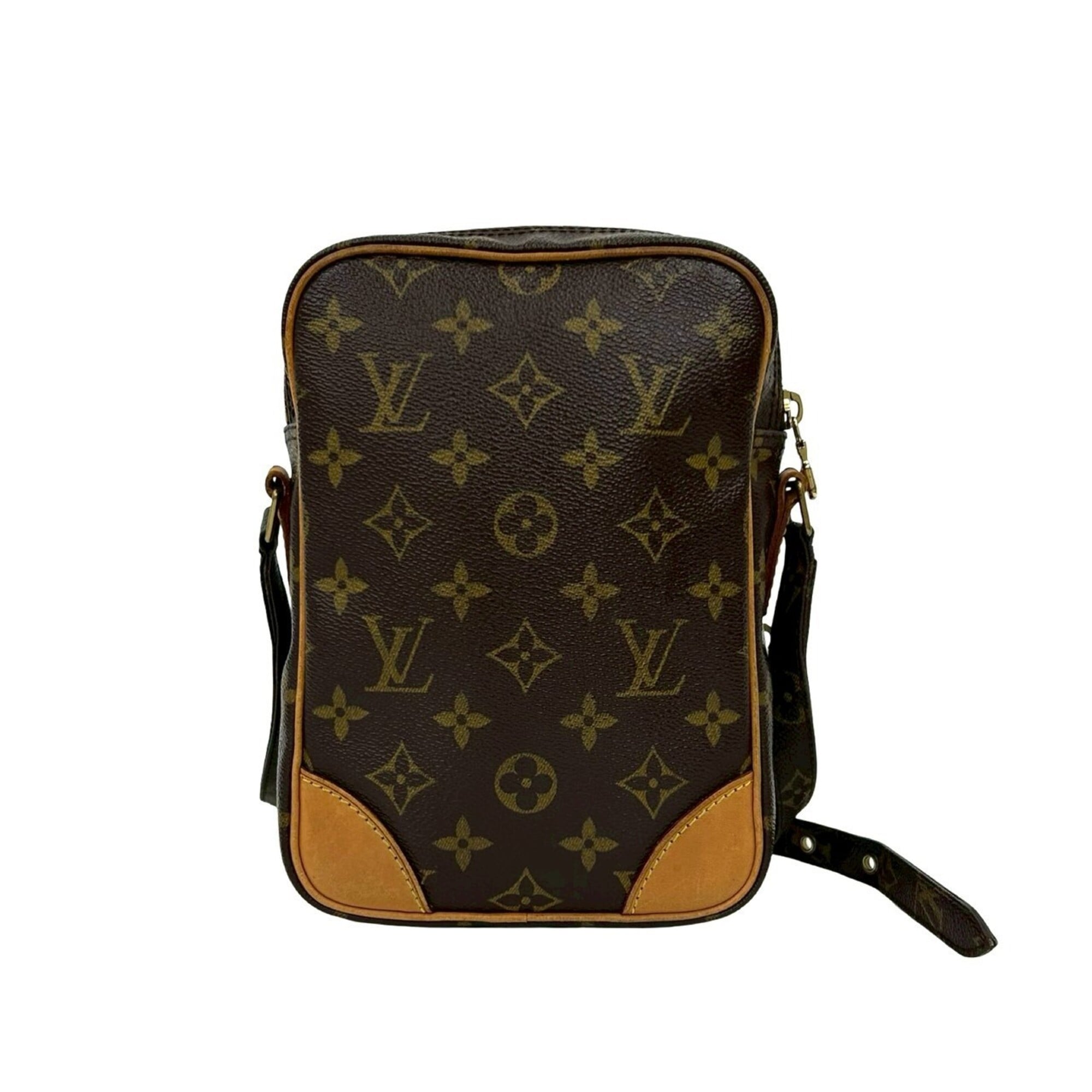 Louis Vuitton Brown Leather Pvc Pochette Shoulder Bag (Pre-Owned)