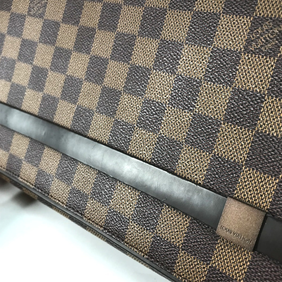 Louis Vuitton Brown Ebene Damier Canvas Shoulder Bag (Pre-Owned)