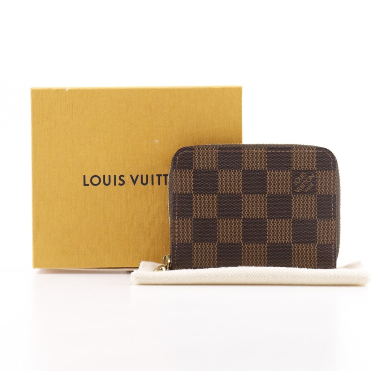 Louis Vuitton Brown Damier Canvas Coin Purse/Coin Case (Pre-Owned)