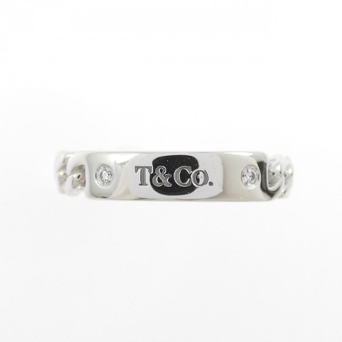 Tiffany White Gold (18K) Band Ring (Pre-Owned)