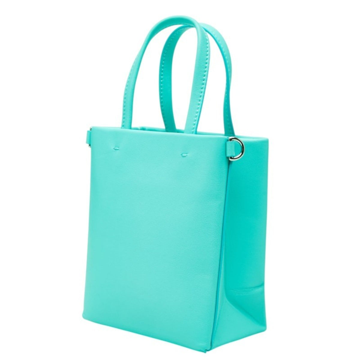 Tiffany Blue Leather Shoulder Bag (Pre-Owned)