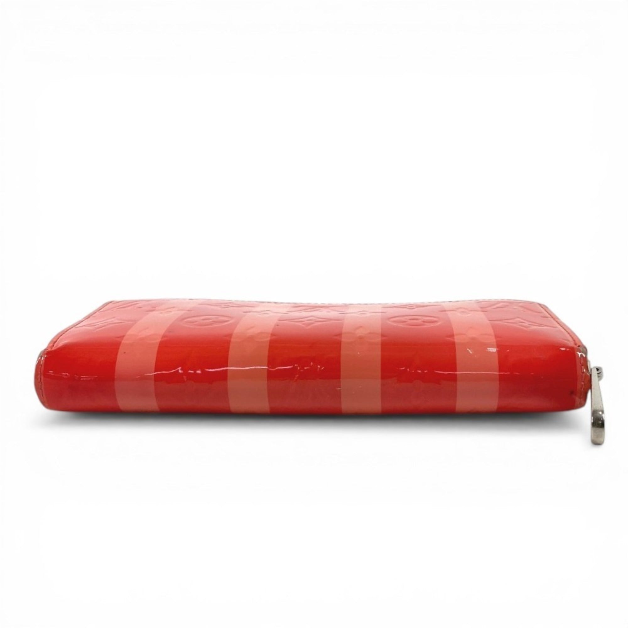 Louis Vuitton Galle Pink Poppy Petal Monogram Vernis Rayures Long Wallet (Bi-Fold) (Pre-Owned)