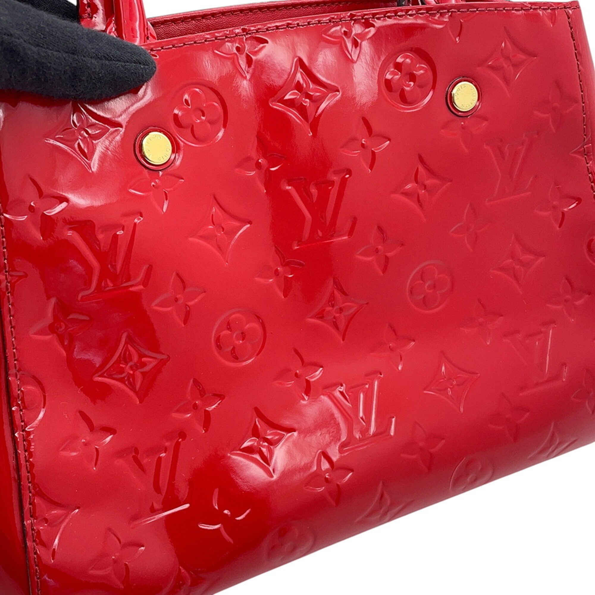 Louis Vuitton Monogram Vernis Indian Rose Monogram Vernis Handbag Shoulder Bag (Pre-Owned)