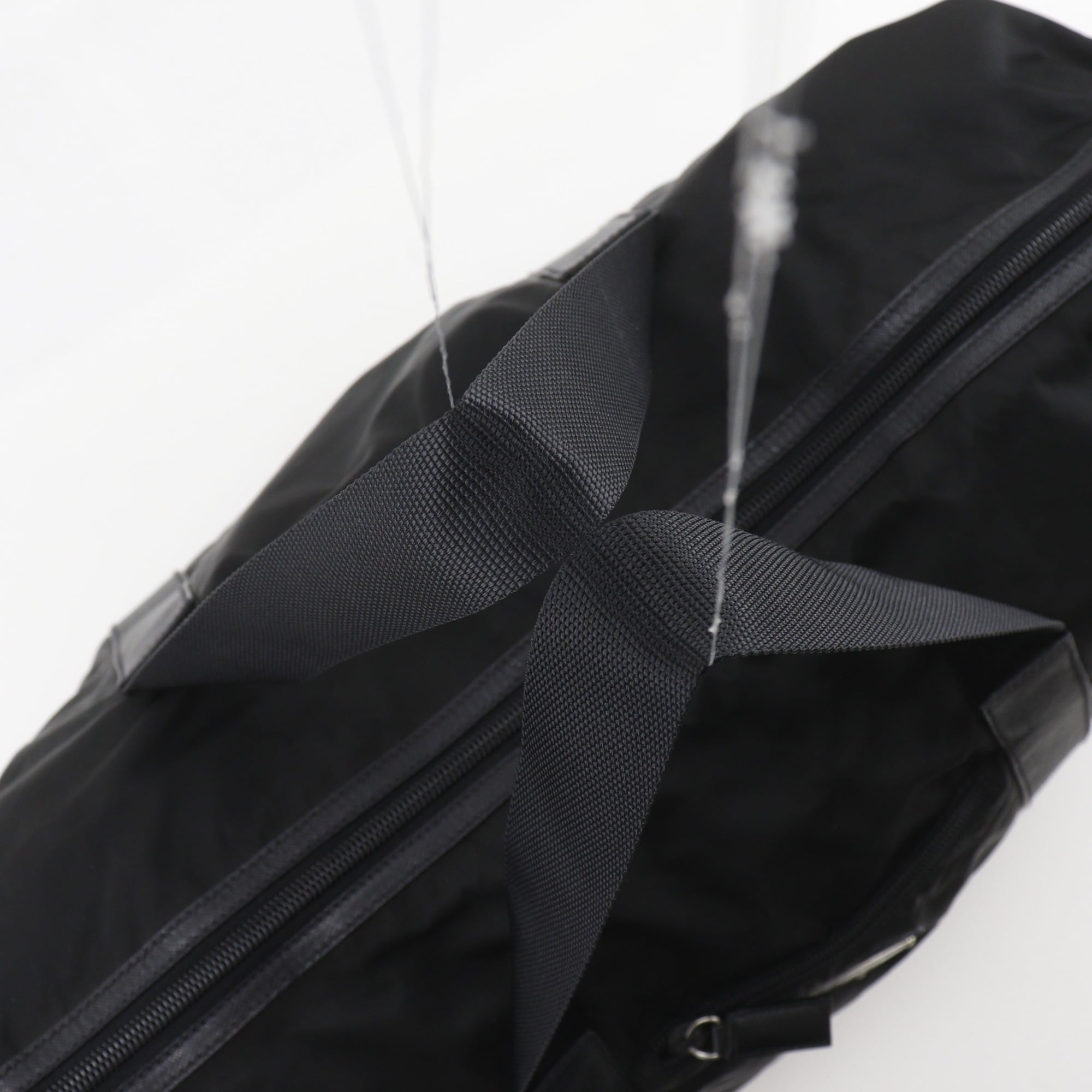 Prada Black Nylon Boston Bag (Pre-Owned)