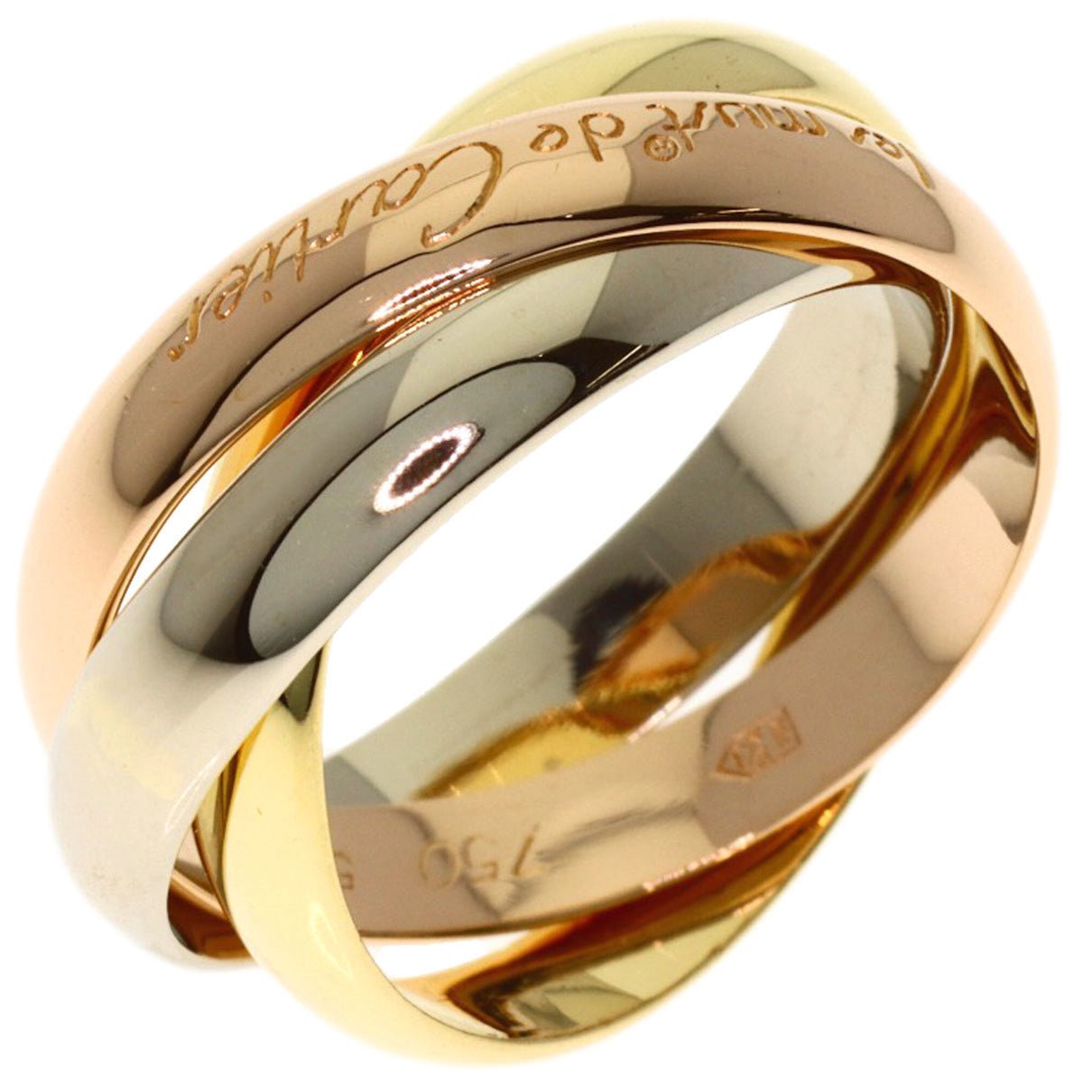 Cartier Yellow Gold (18K) Pink Gold (18K) White Gold (18K) Band Ring (Pre-Owned)