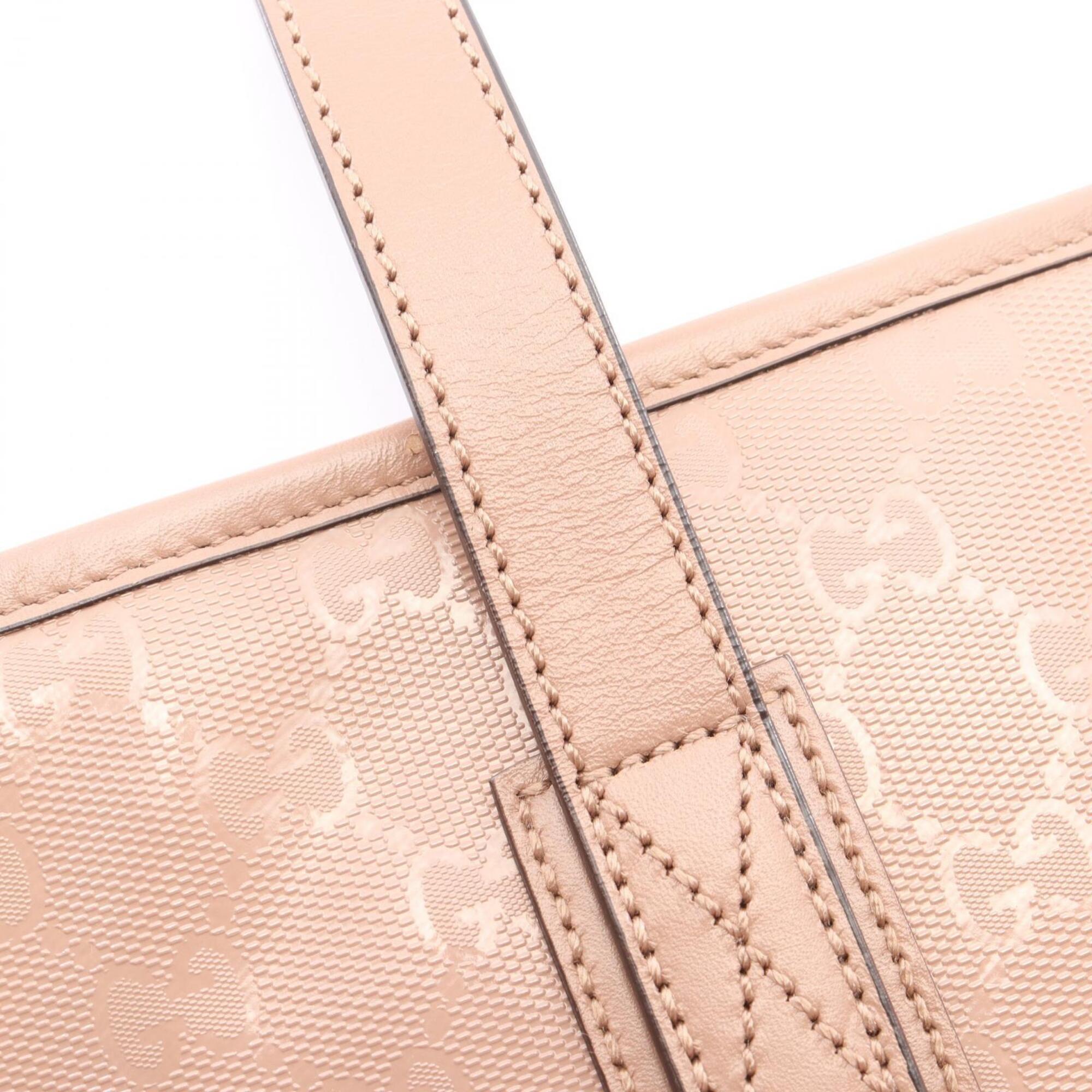 Gucci Pink Pvc Leather Handbag Tote Bag (Pre-Owned)