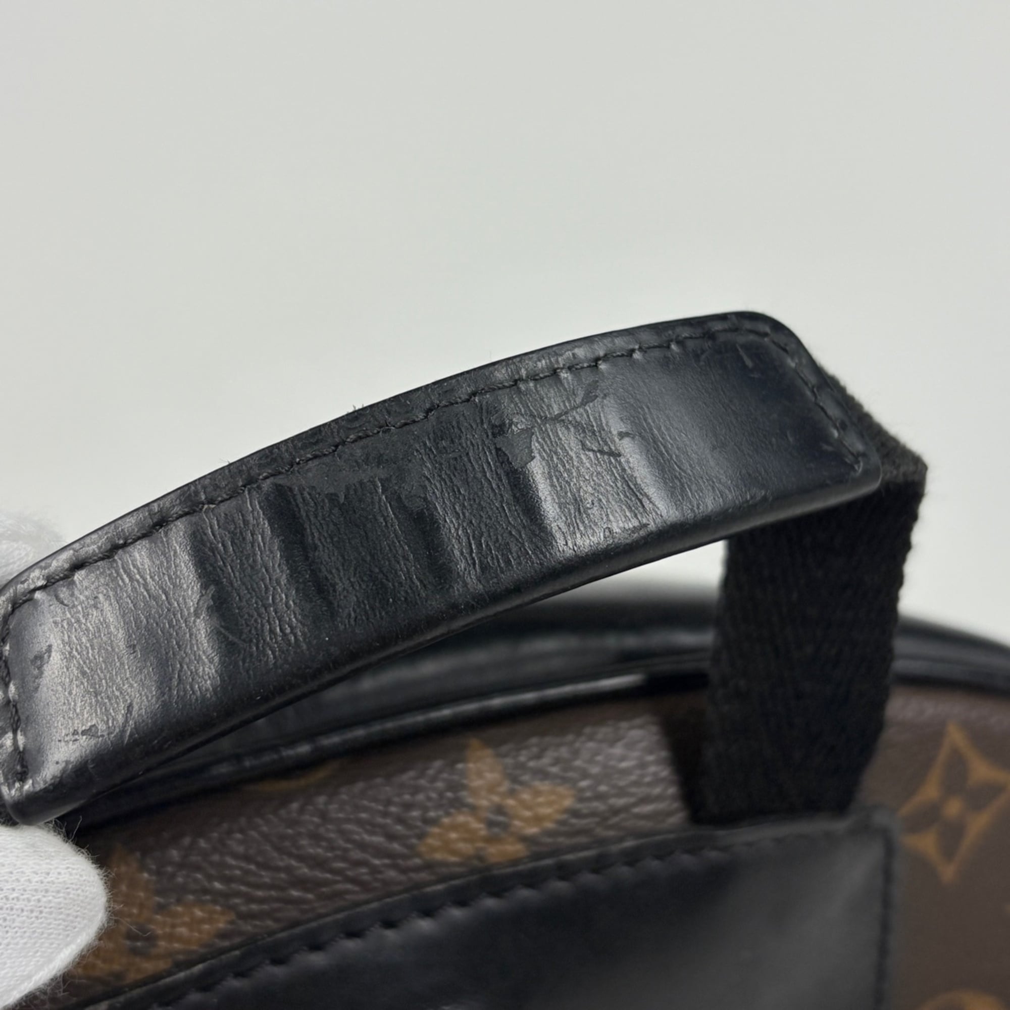 Louis Vuitton Black Brown Monogram Backpack (Pre-Owned)