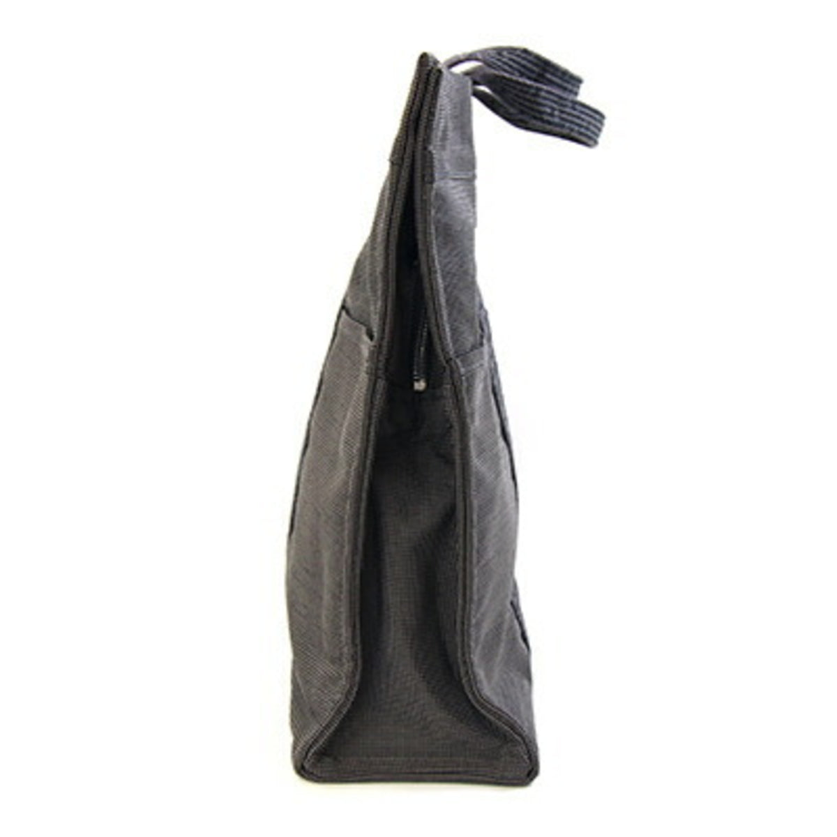 Hermes Her Line Gray Canvas Handbag Tote Bag (Pre-Owned)