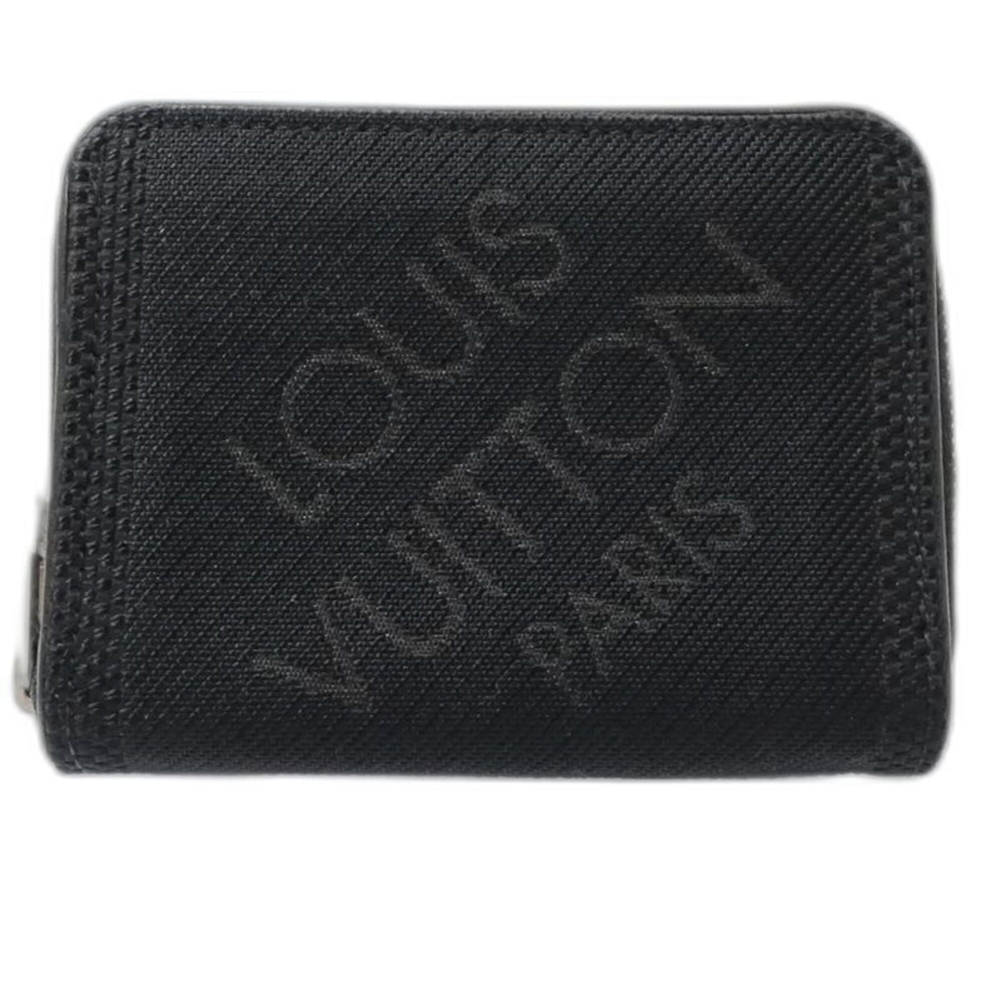 Louis Vuitton Noir Leather Coin Purse/Coin Case (Pre-Owned)