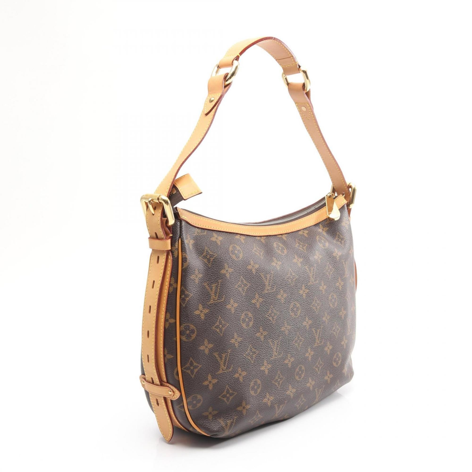 Louis Vuitton Brown Monogram Coated Canvas Leather Handbag Shoulder Bag (Pre-Owned)