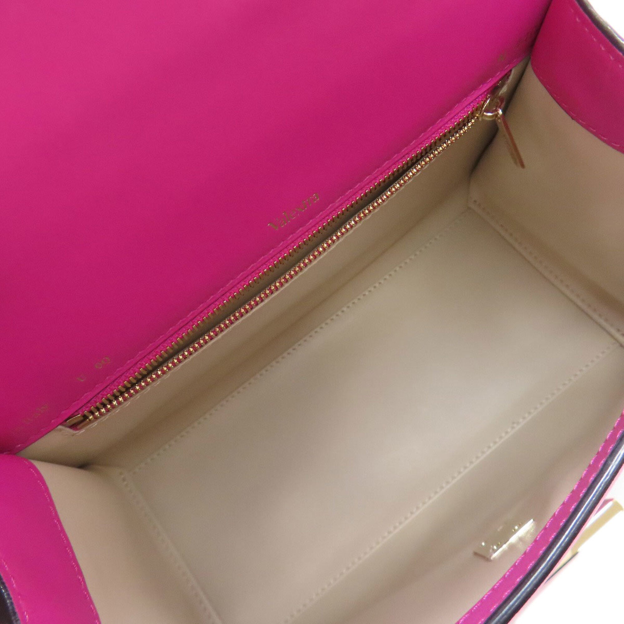 Valextra Pink Leather Handbag (Pre-Owned)