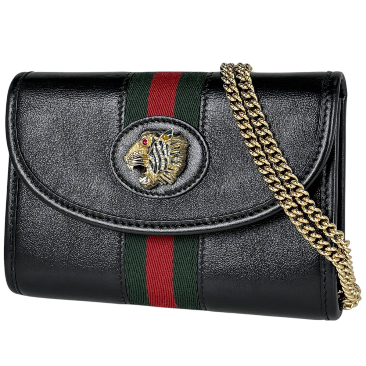 Gucci Black Leather Shoulder Bag (Pre-Owned)